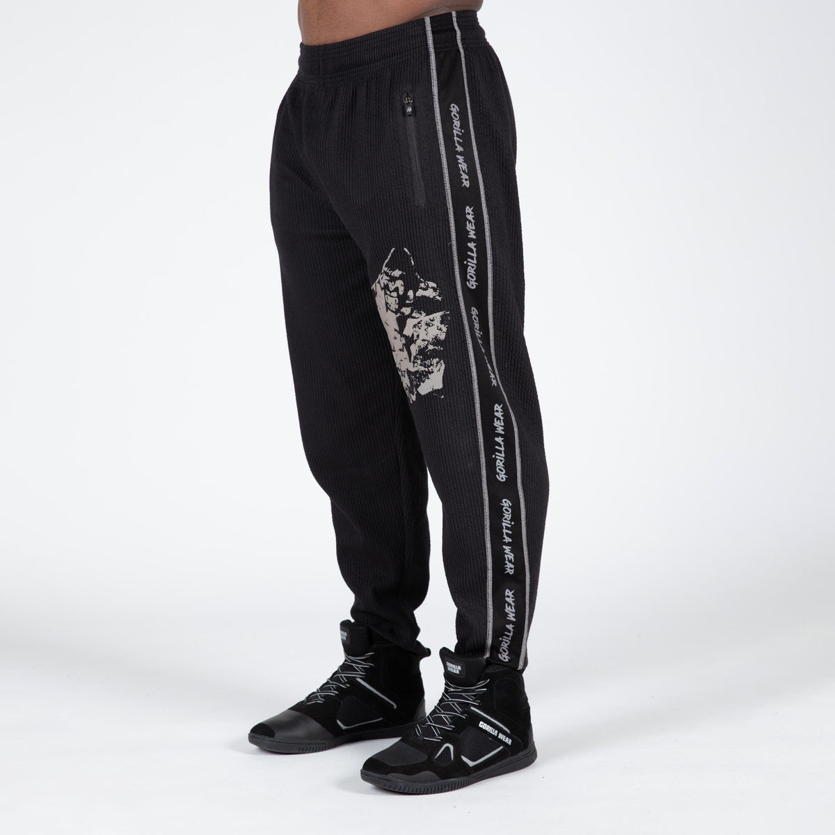 Gorilla Wear Buffalo Old School Workout Pants, black/grey