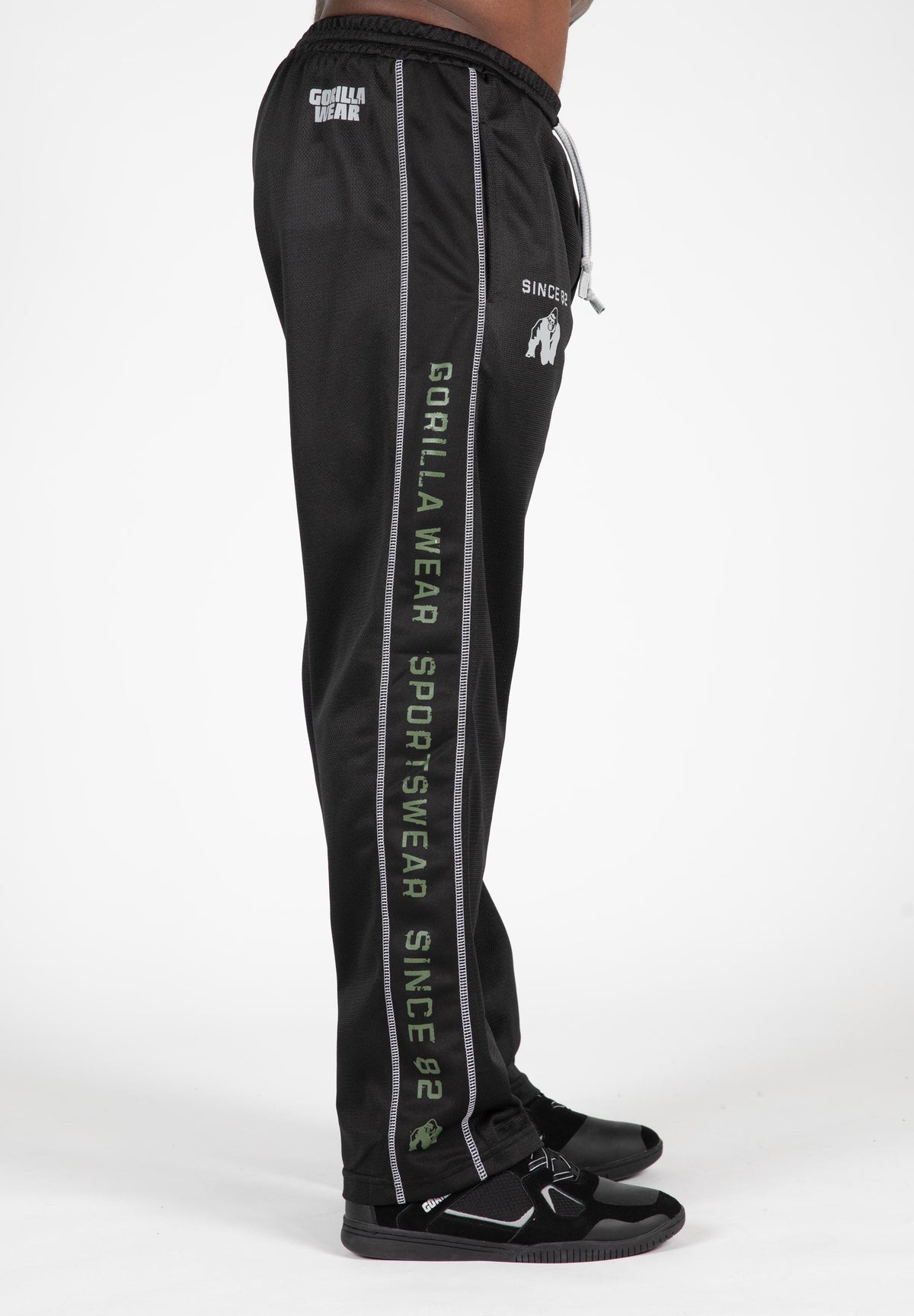 Gorilla Wear Functional Mesh Pants, black/green
