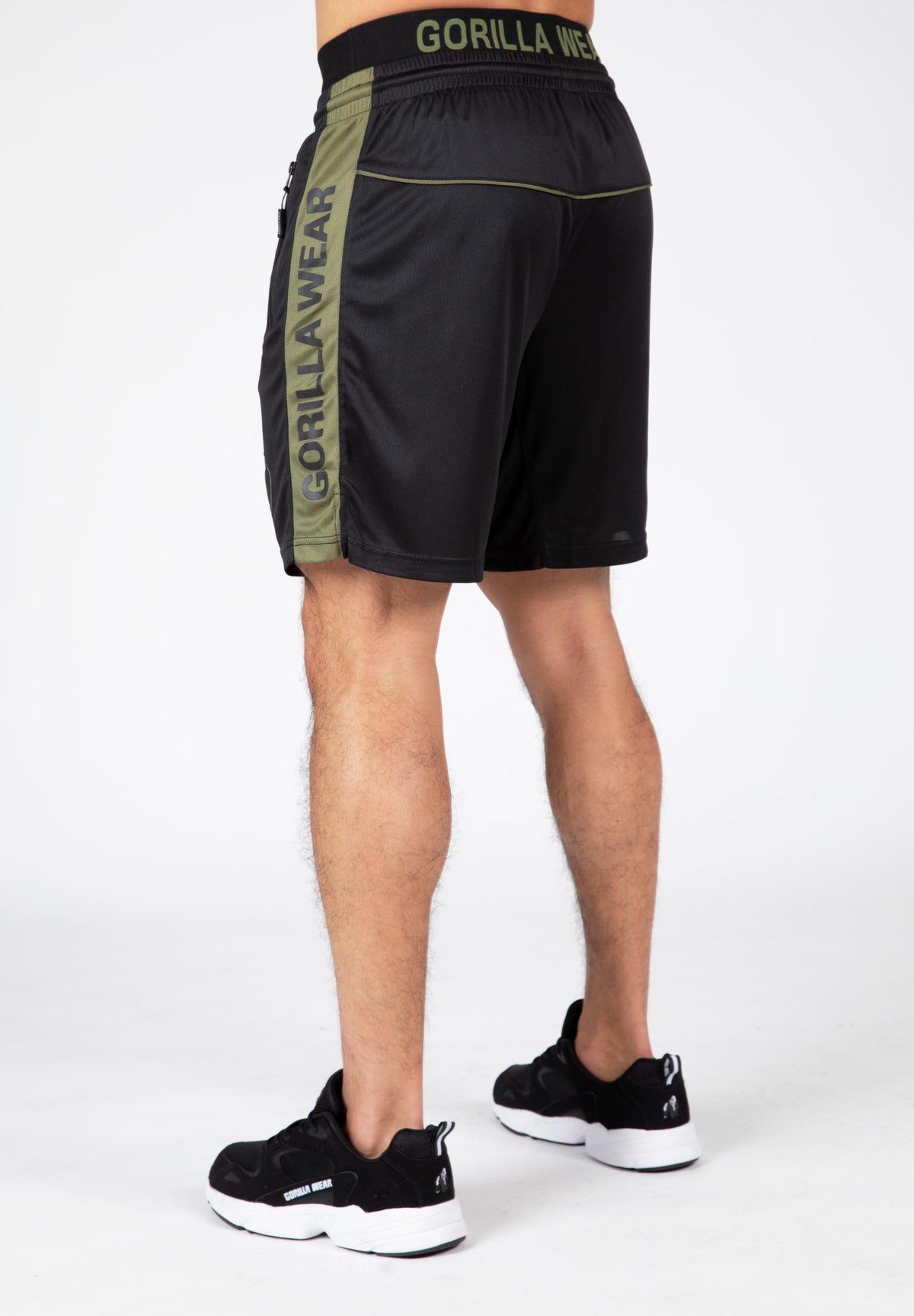 Gorilla Wear Atlanta Shorts, black/green