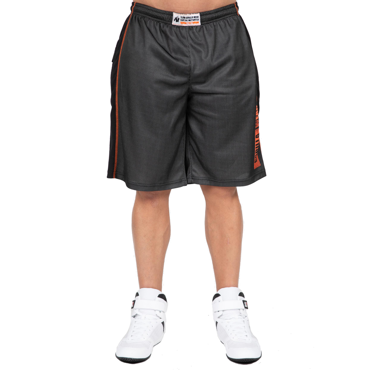 Gorilla Wear Wallace Mesh Shorts, grey/orange
