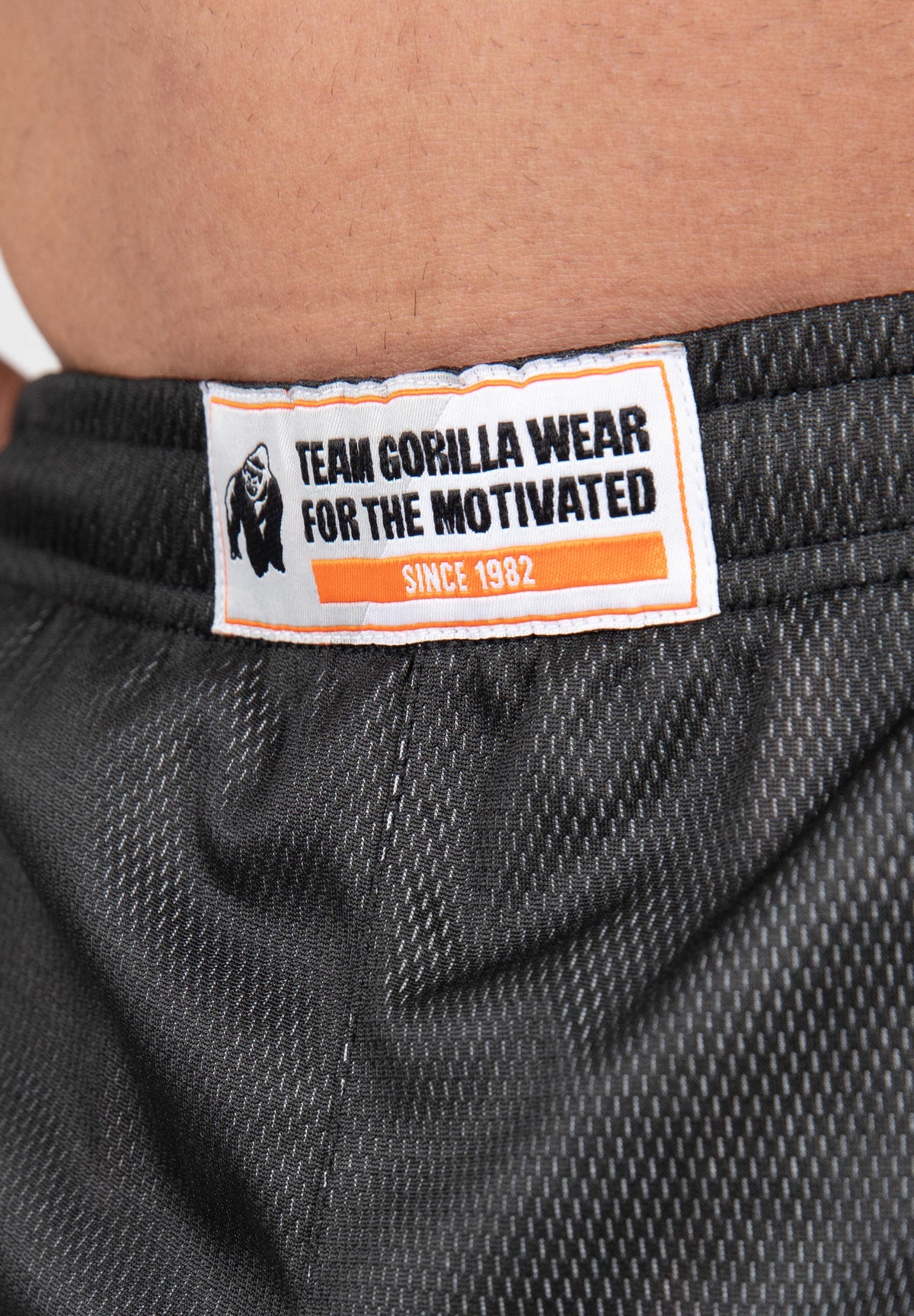 Gorilla Wear Wallace Mesh Shorts, grey/orange
