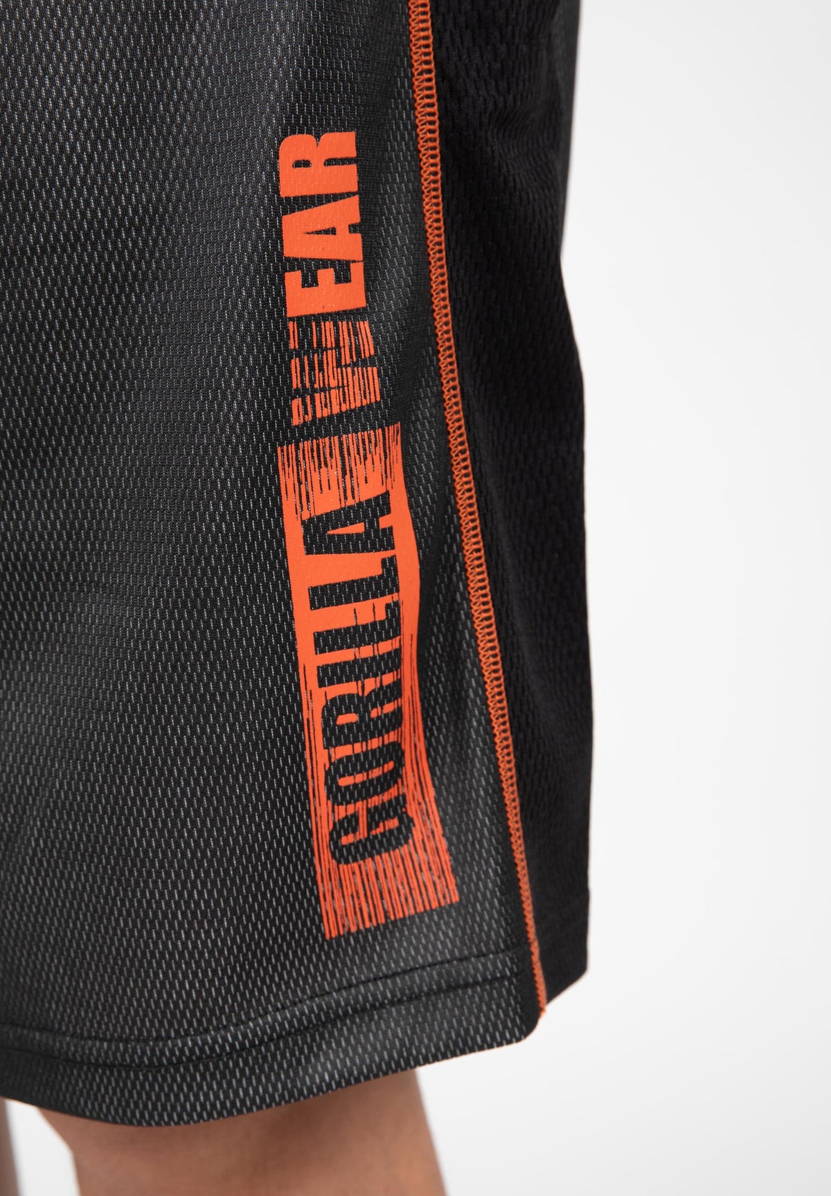 Gorilla Wear Wallace Mesh Shorts, grey/orange
