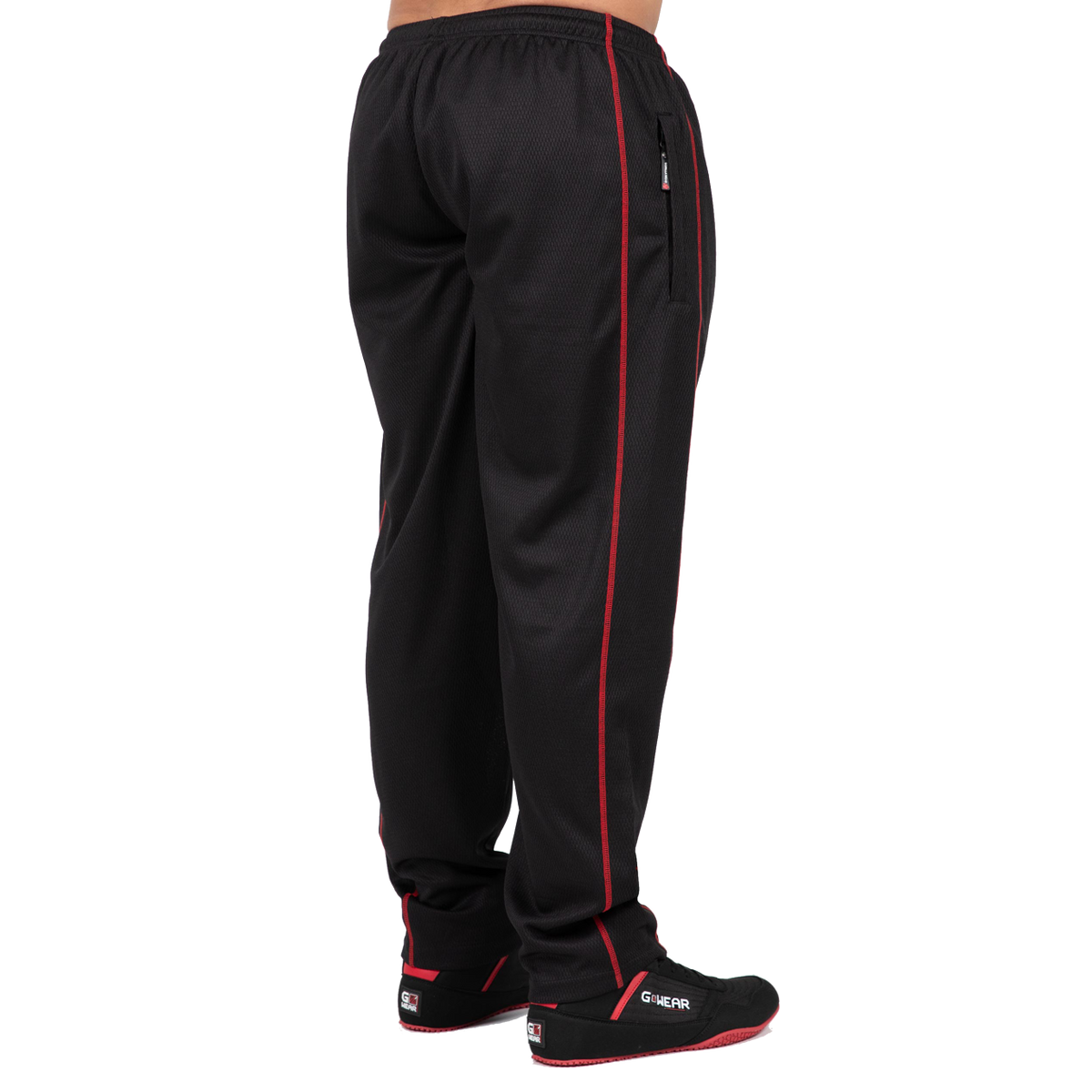 Gorilla Wear Wallace Mesh Pants, black/red