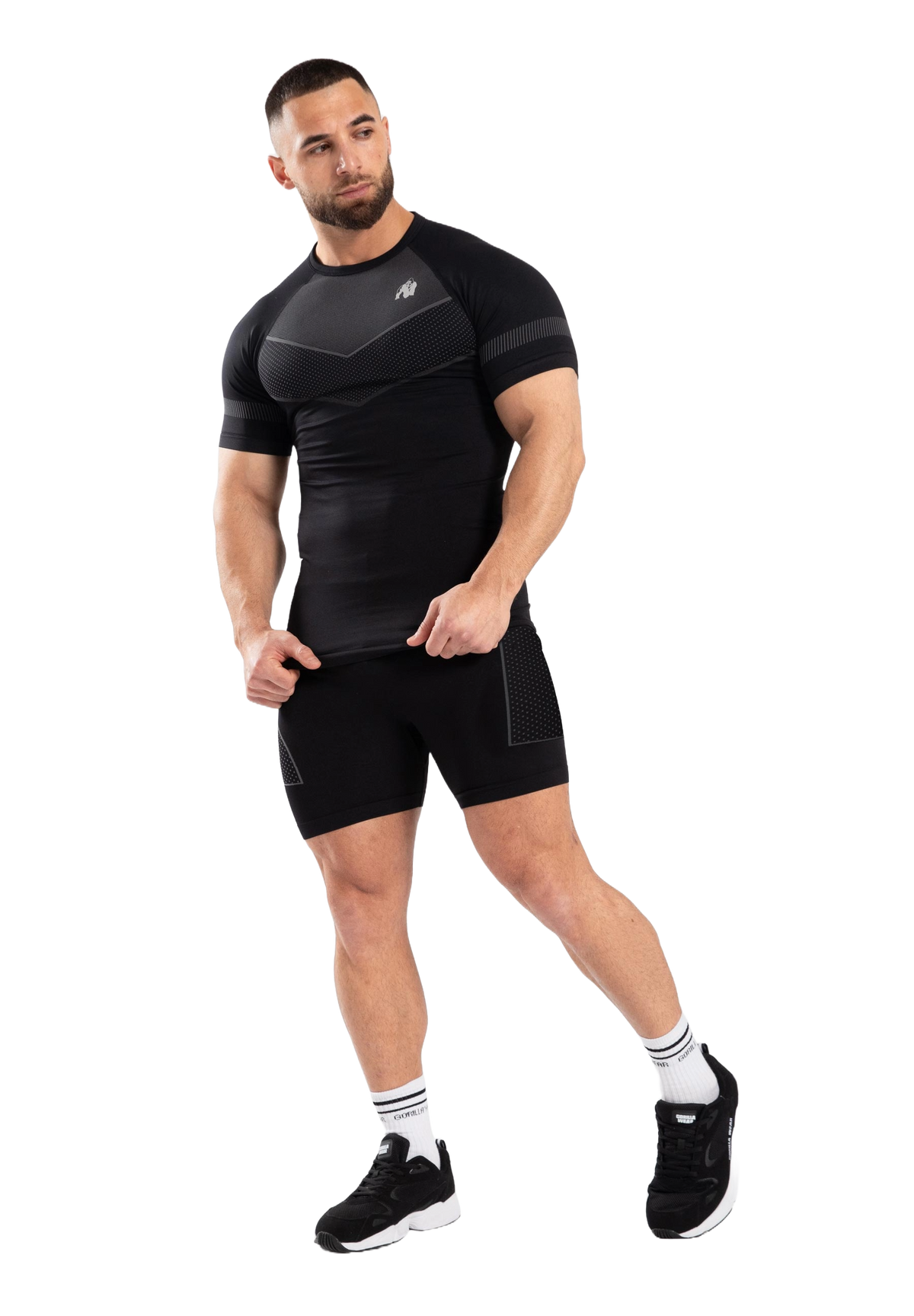 Gorilla Wear Norton Seamless Short Tights, black