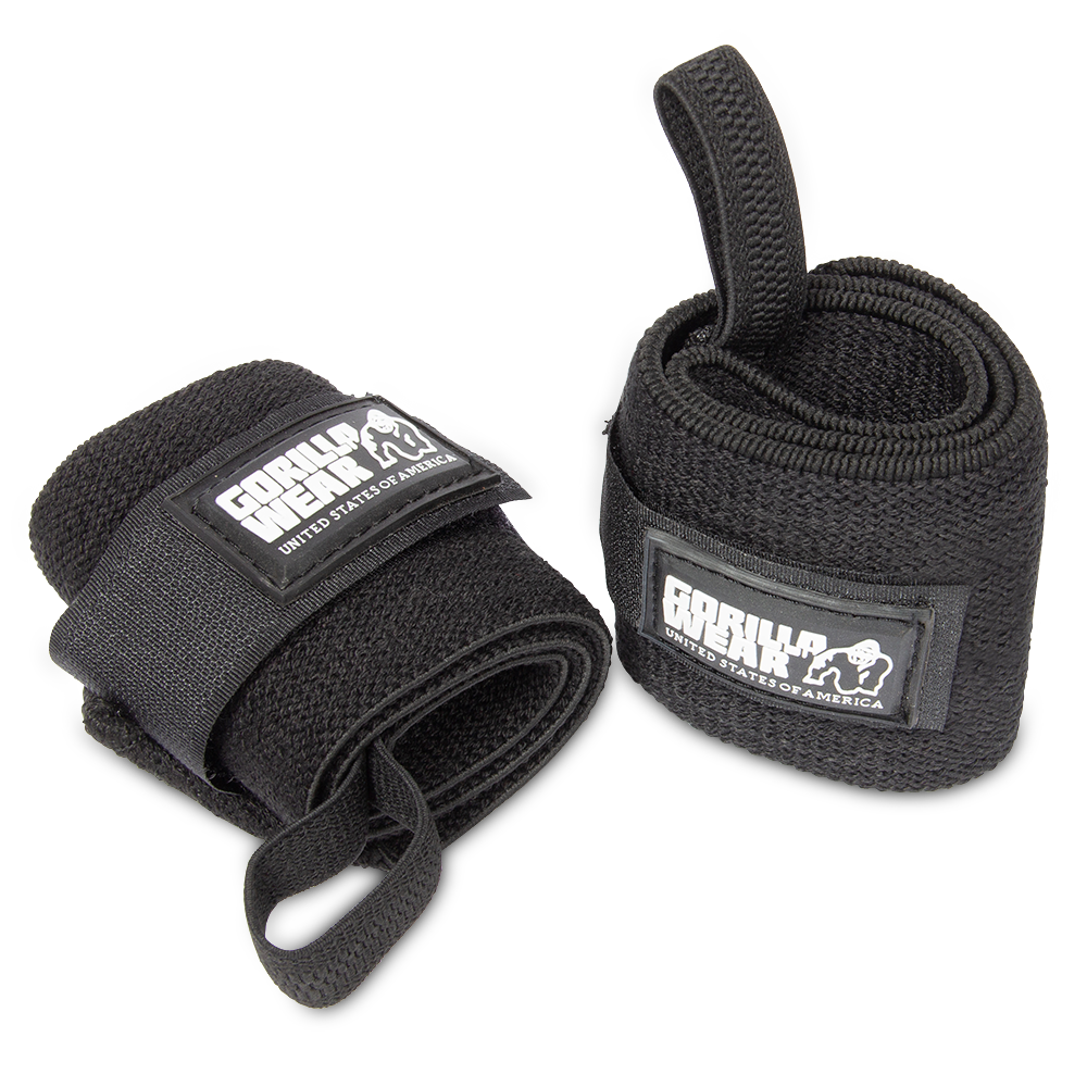 Gorilla Wear Wrist Wraps Basic, black