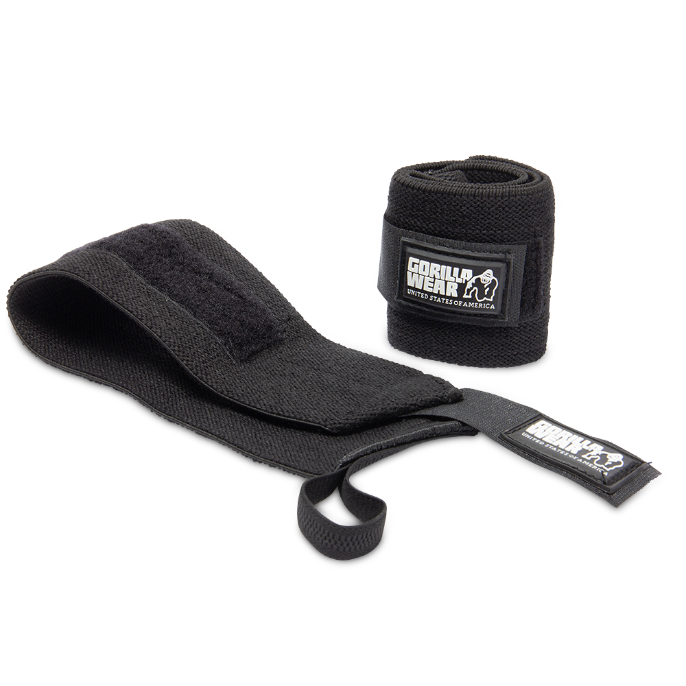 Gorilla Wear Wrist Wraps Basic, black
