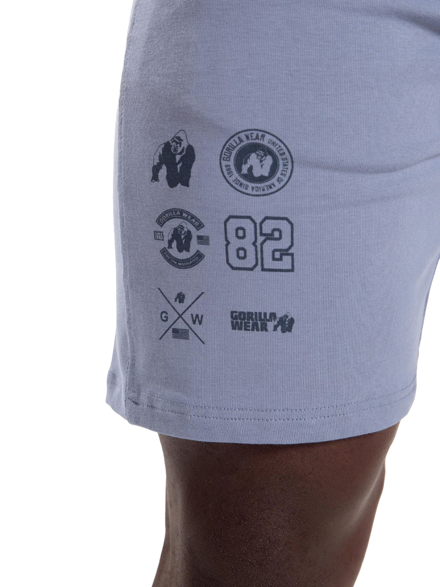 Gorilla Wear Lopez Shorts, stonewash blue
