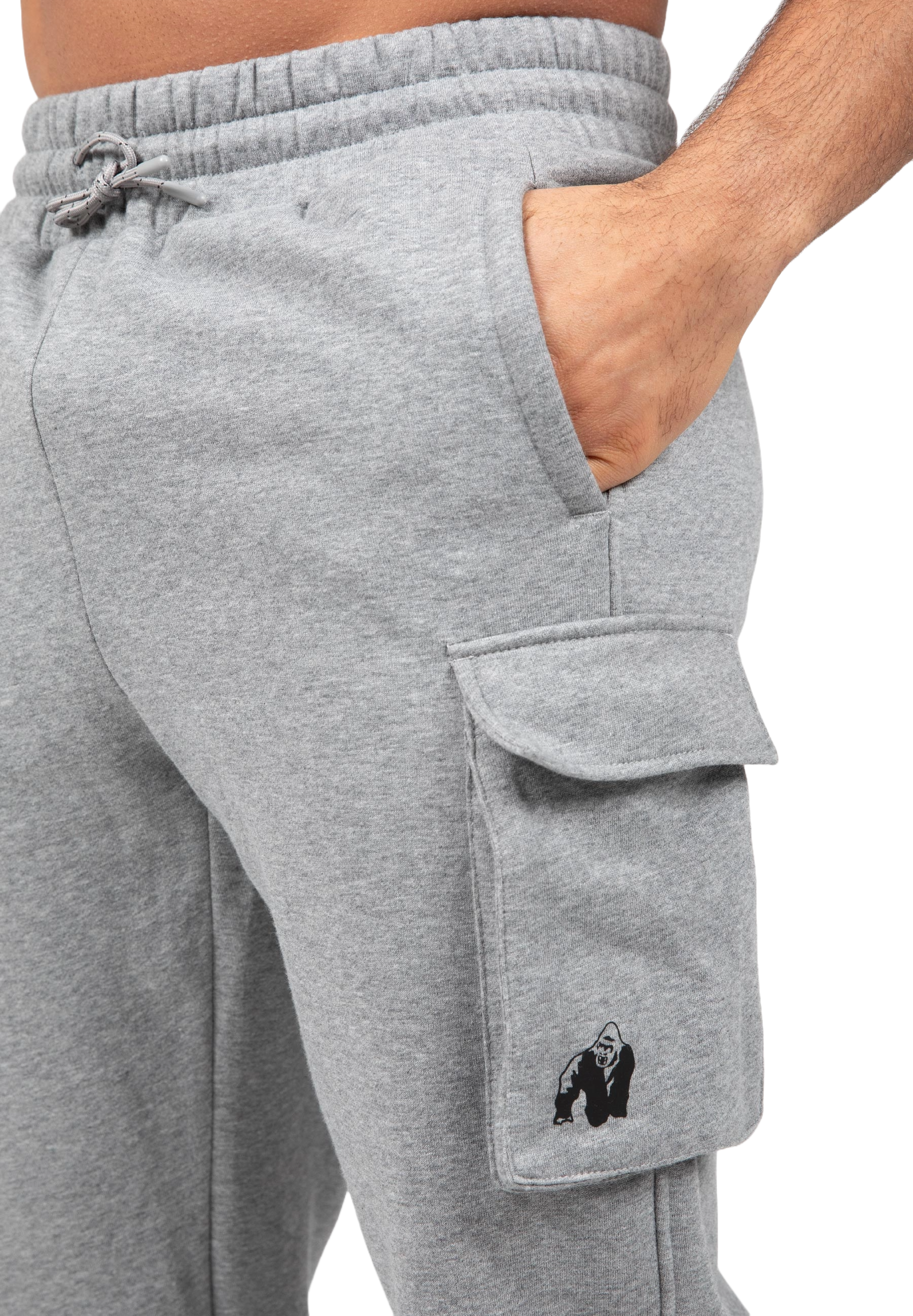 Gorilla Wear Hudson Cargo Sweatpants, grey melange