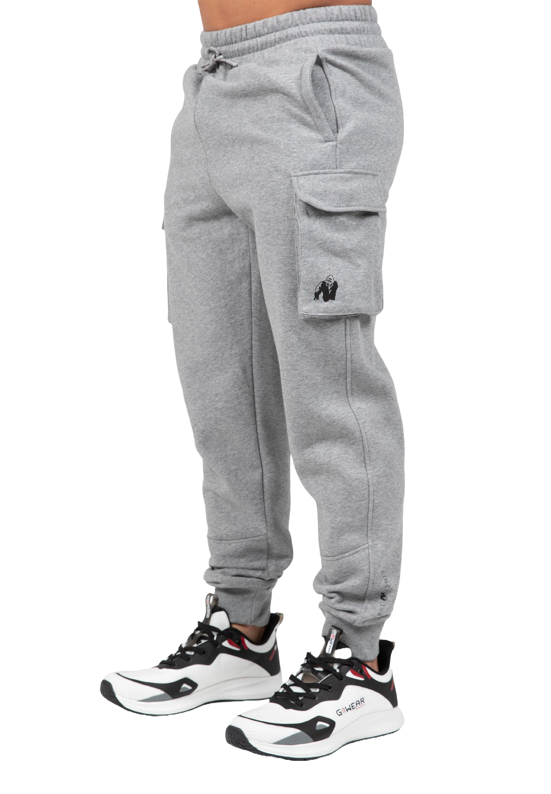 Gorilla Wear Hudson Cargo Sweatpants, grey melange