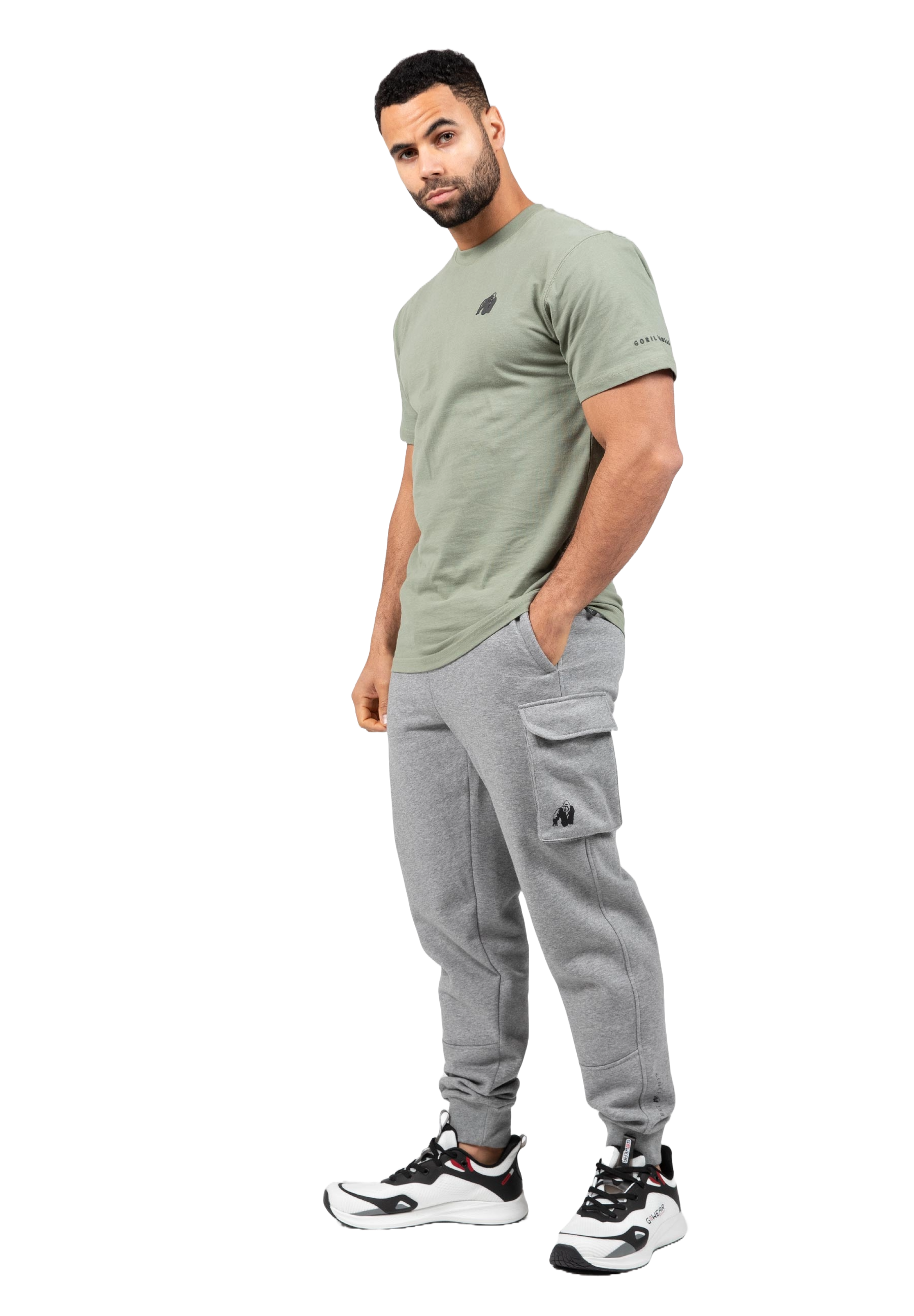 Gorilla Wear Hudson Cargo Sweatpants, grey melange