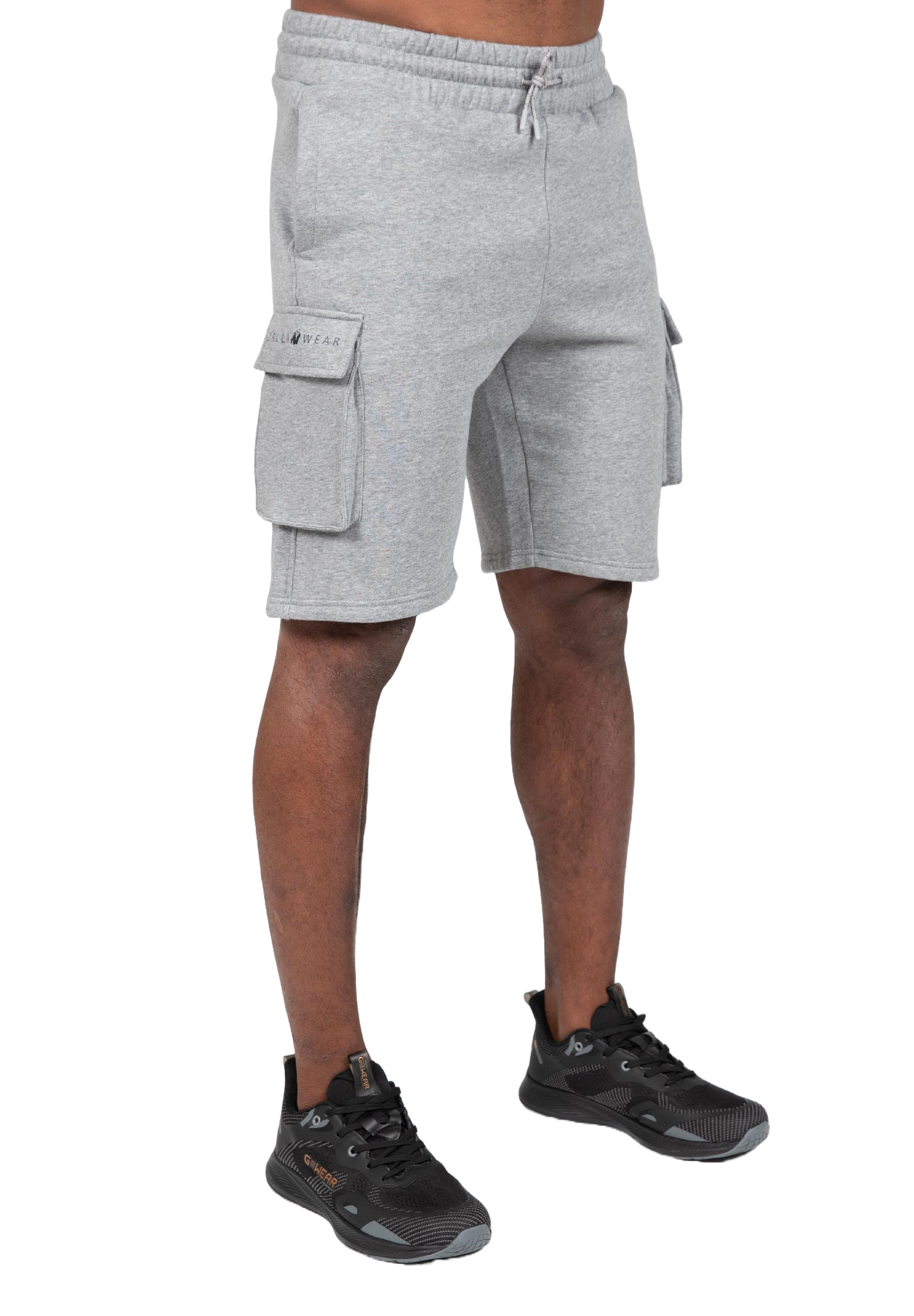 Gorilla Wear Hudson Cargo Sweat Shorts, grey melange