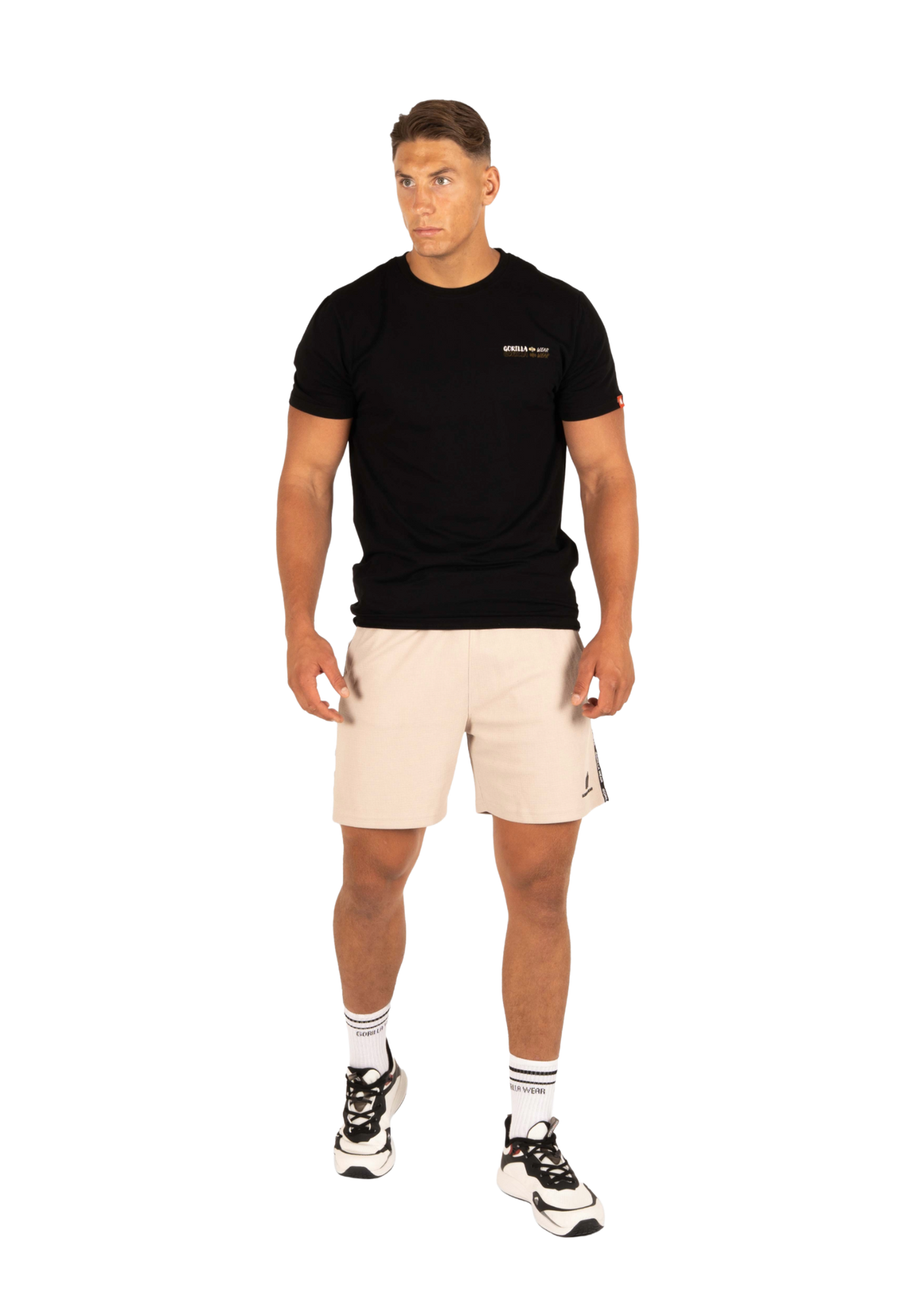 Gorilla Wear Harvey Track Shorts, beige