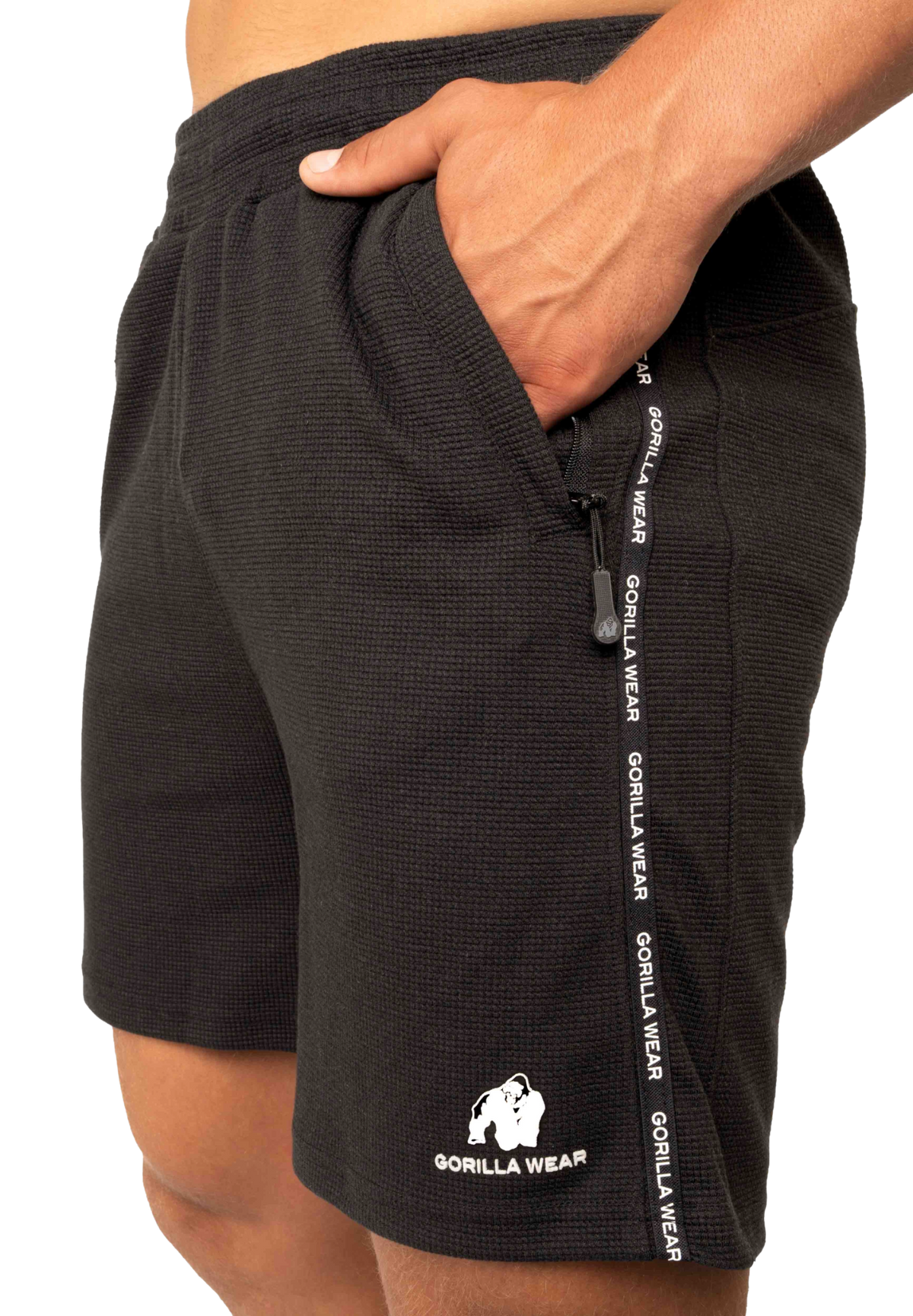 Gorilla Wear Harvey Track Shorts, black