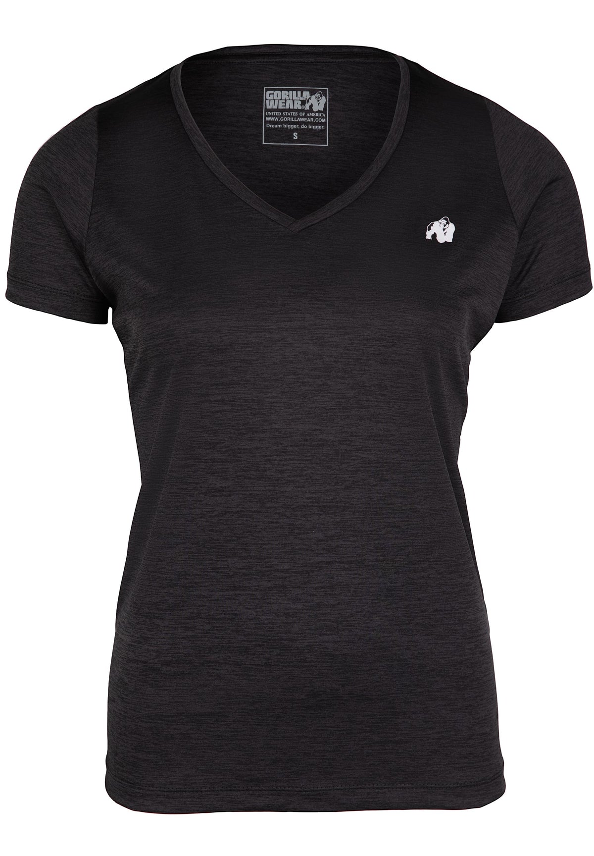 Gorilla Wear Elmira V-Neck T-Shirt, black