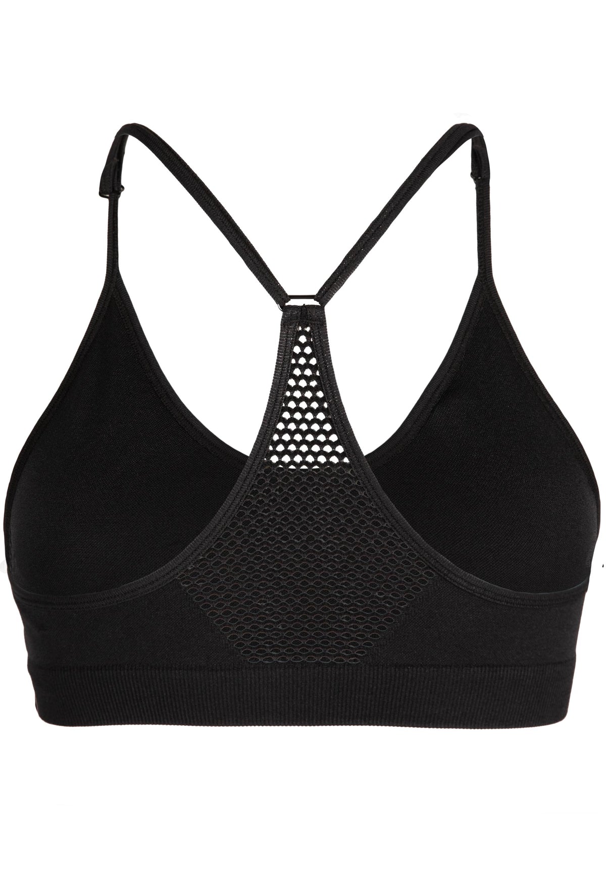 Gorilla Wear Quincy Seamless Sports Bra, black