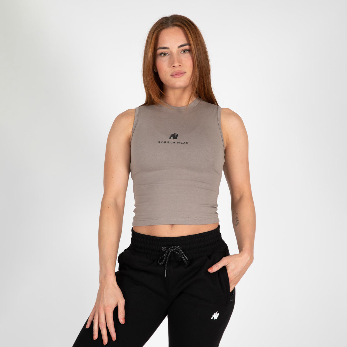 Gorilla Wear Livonia Crop Top, beige