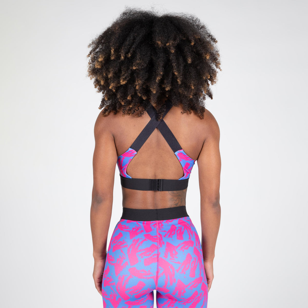 Gorilla Wear Colby Sports Bra, blue/pink