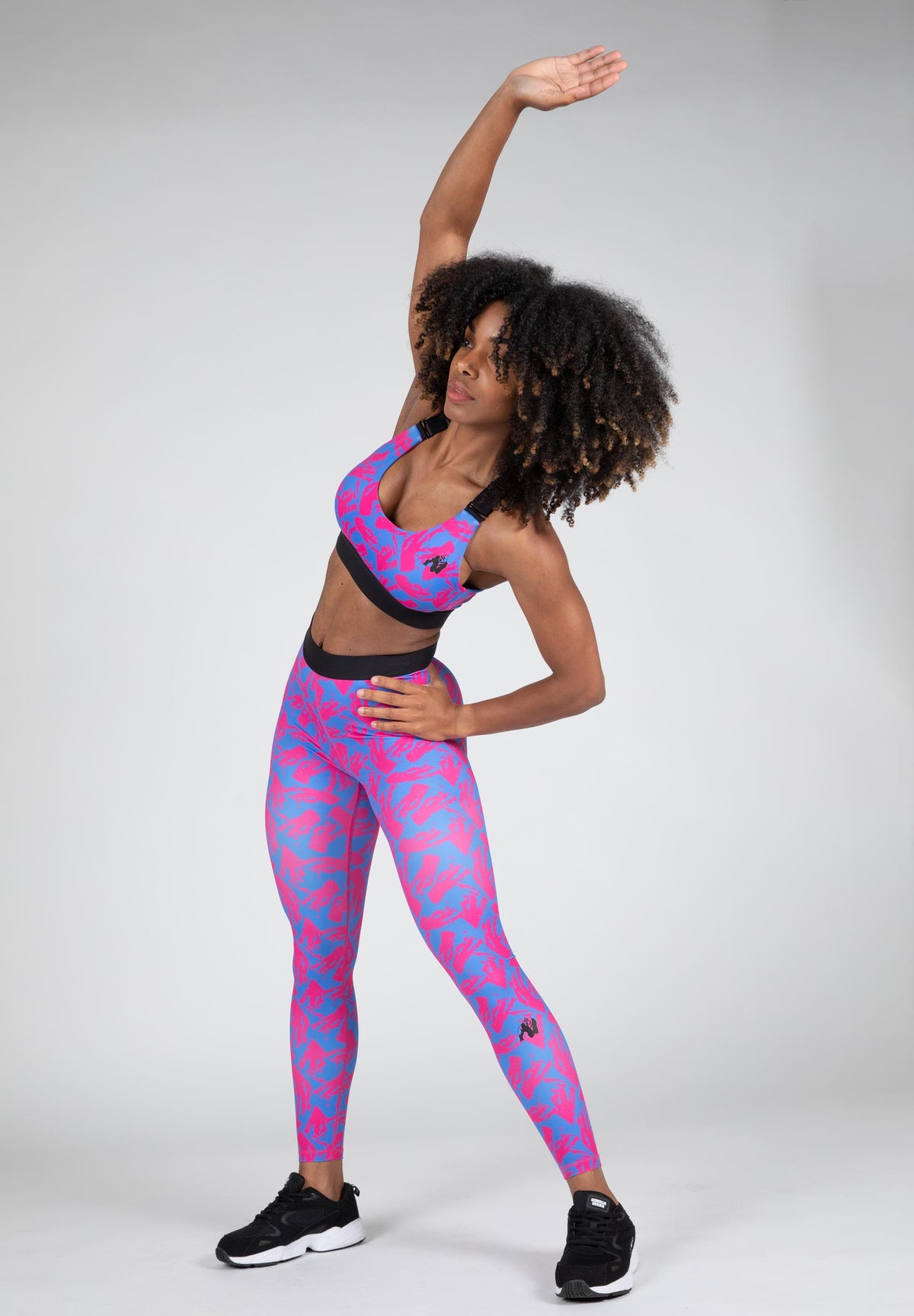 Gorilla Wear Colby Sports Bra, blue/pink