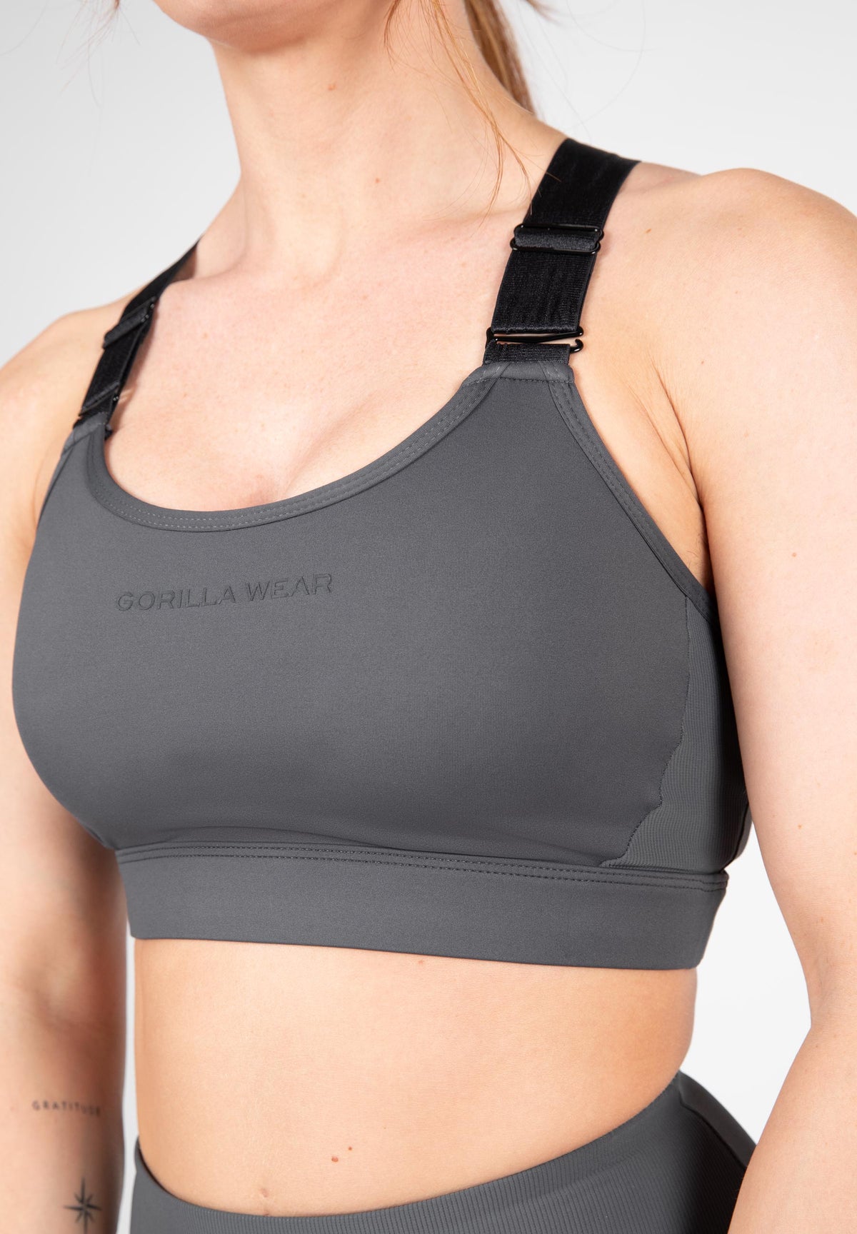Gorilla Wear Monroe Sports Bra, grey