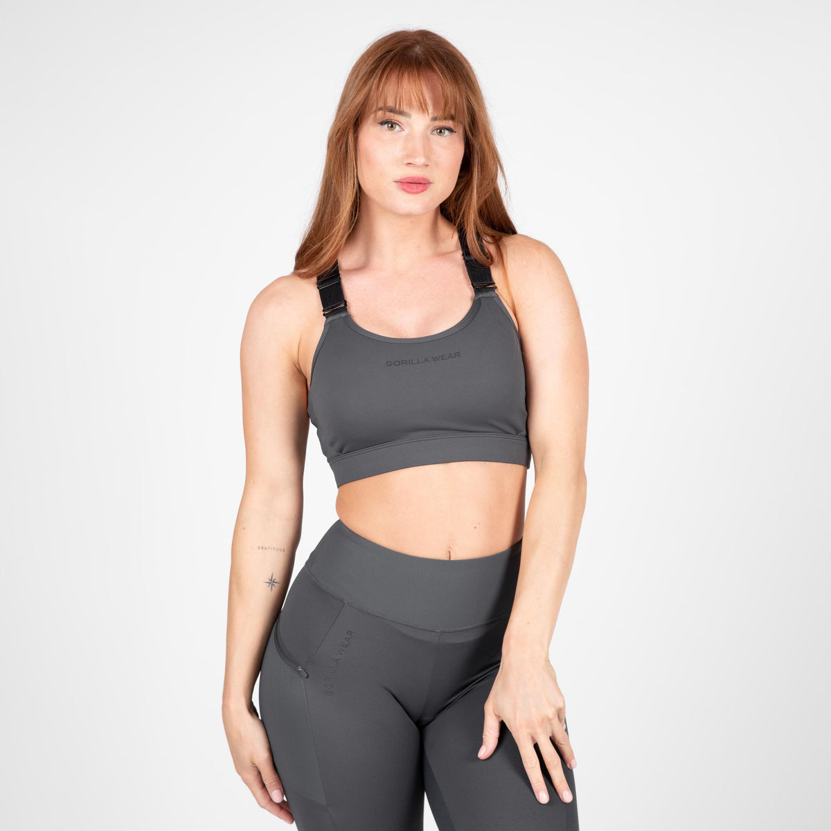 Gorilla Wear Monroe Sports Bra, grey
