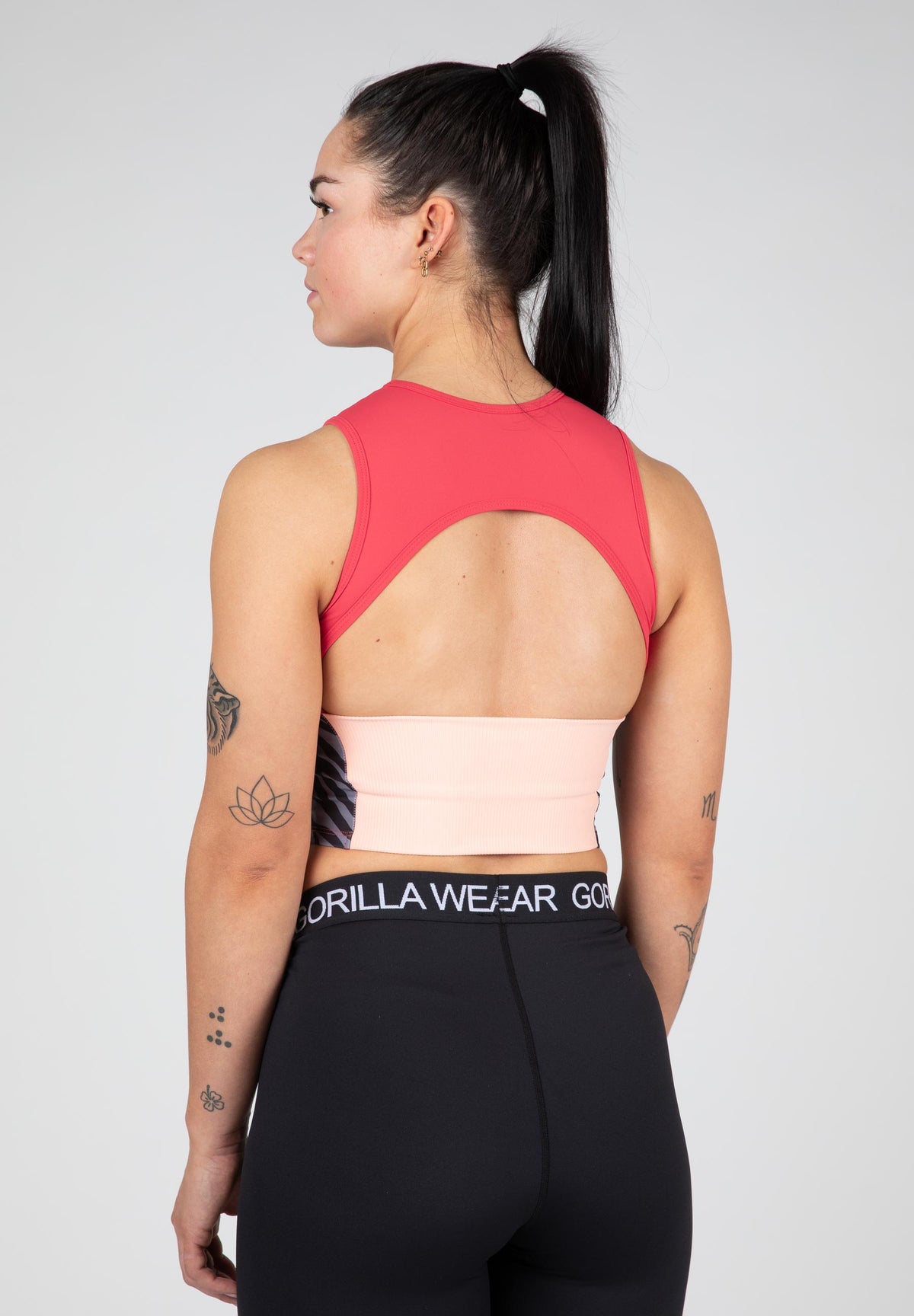 Gorilla Wear Zion Crop Top, red