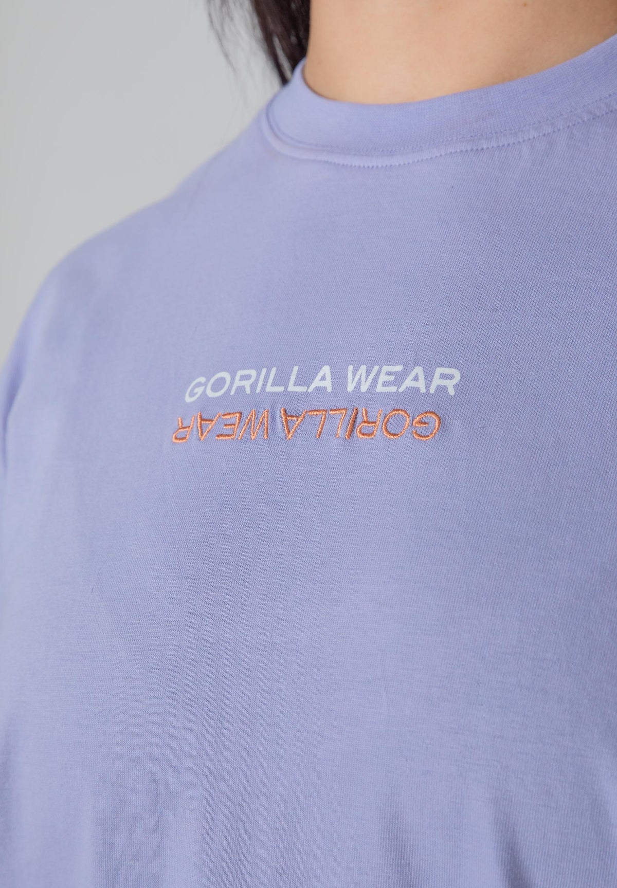 Gorilla Wear Medina Oversized T-Shirt, lilac