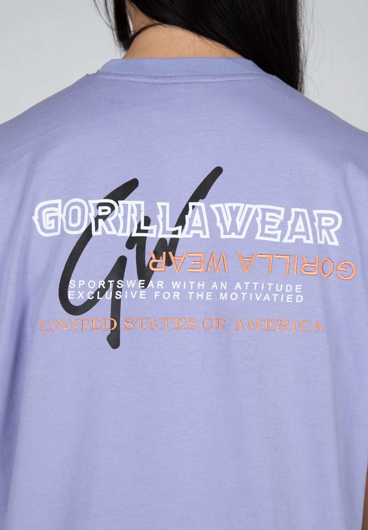 Gorilla Wear Medina Oversized T-Shirt, lilac