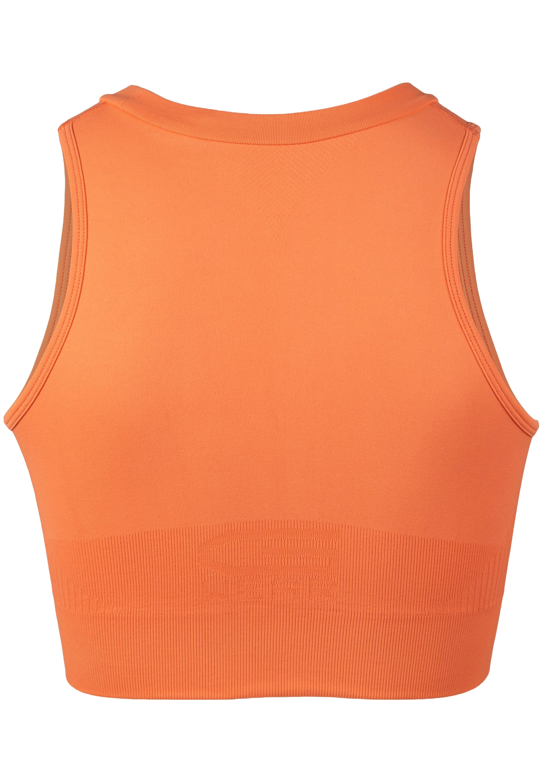 Gorilla Wear Olivia Seamless Crop Top, peach