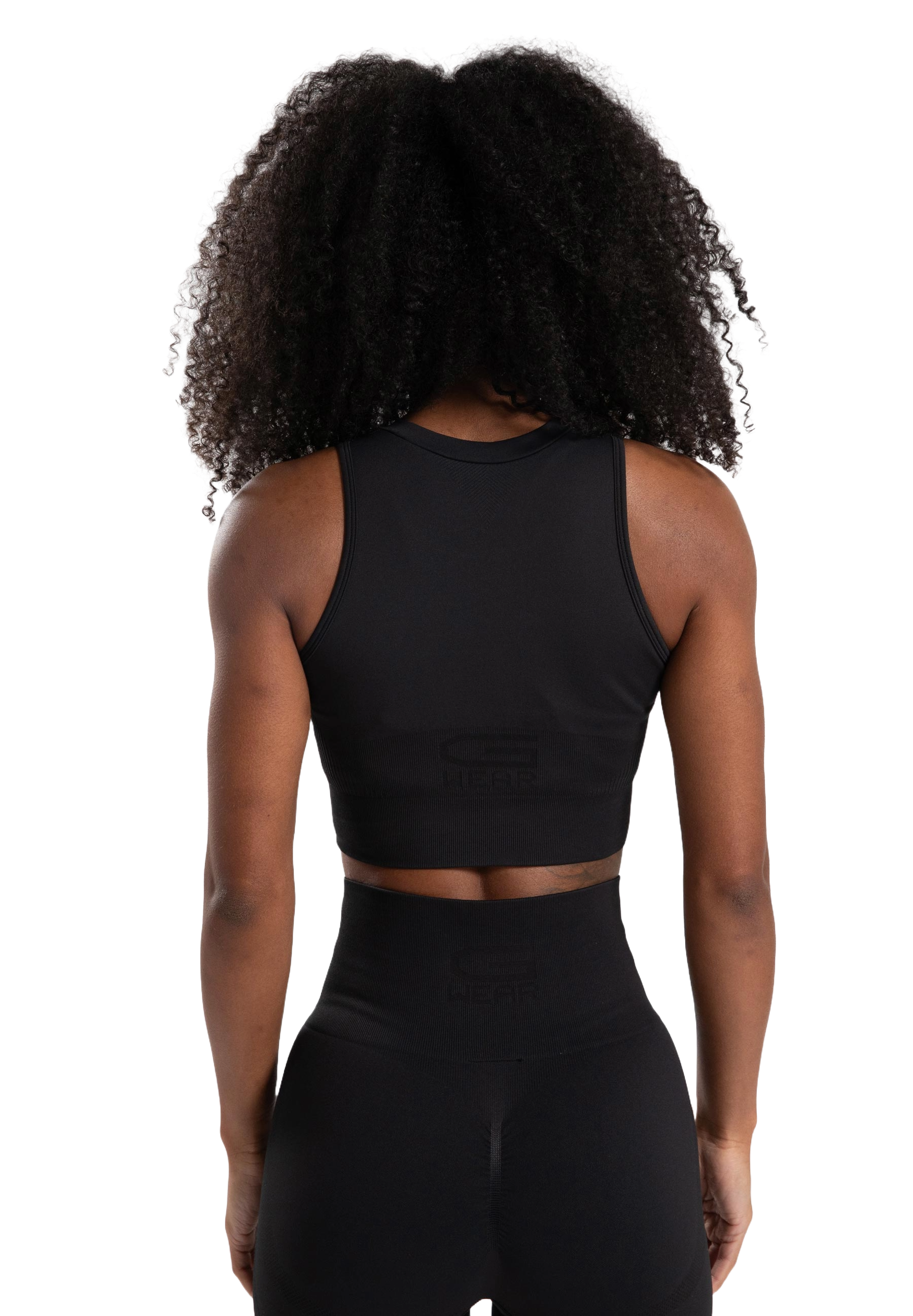 Gorilla Wear Olivia Seamless Crop Top, black