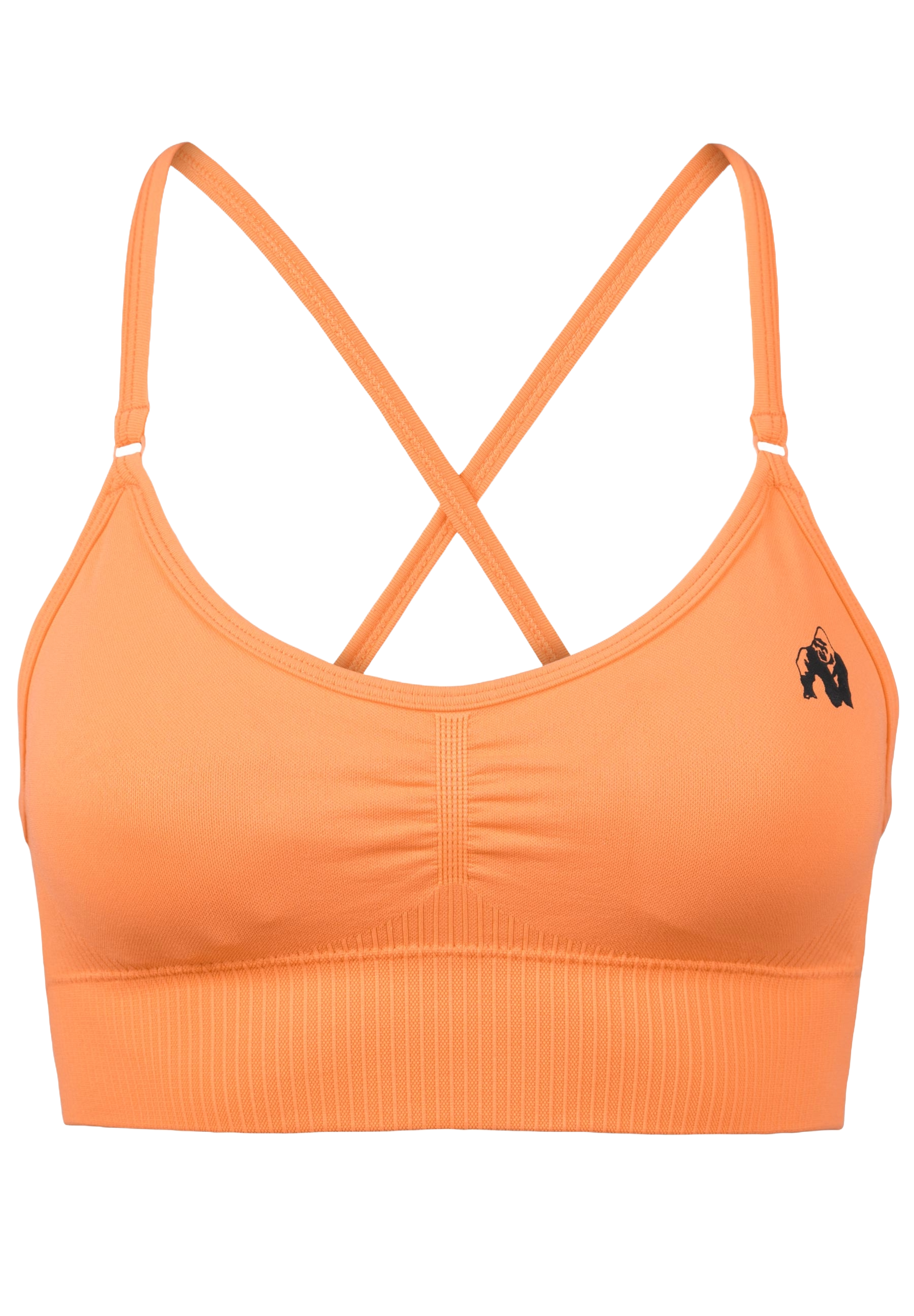 Gorilla Wear Olivia Seamless Sports Bra, peach