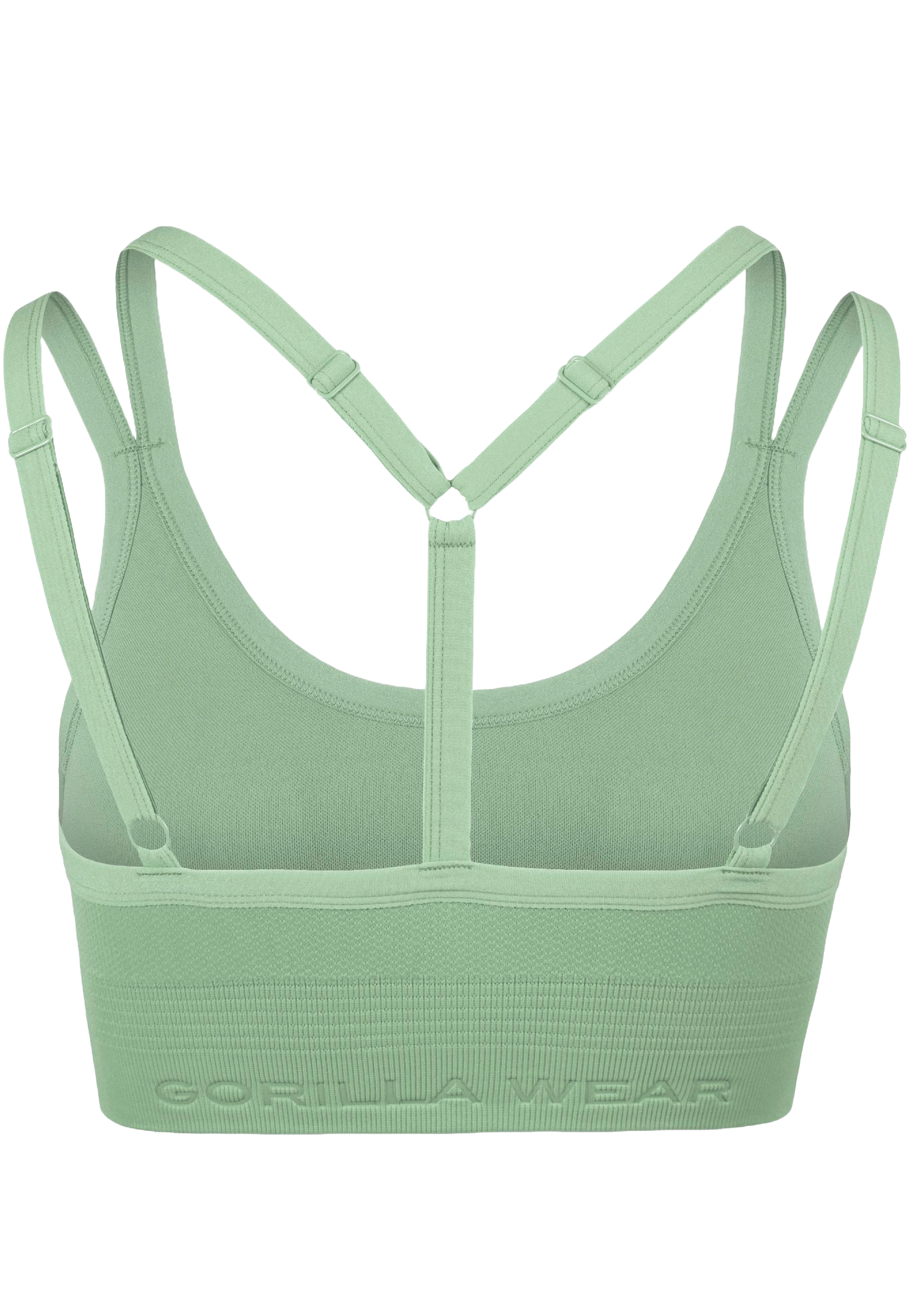 Gorilla Wear Whitney Seamless Sports Bra, green