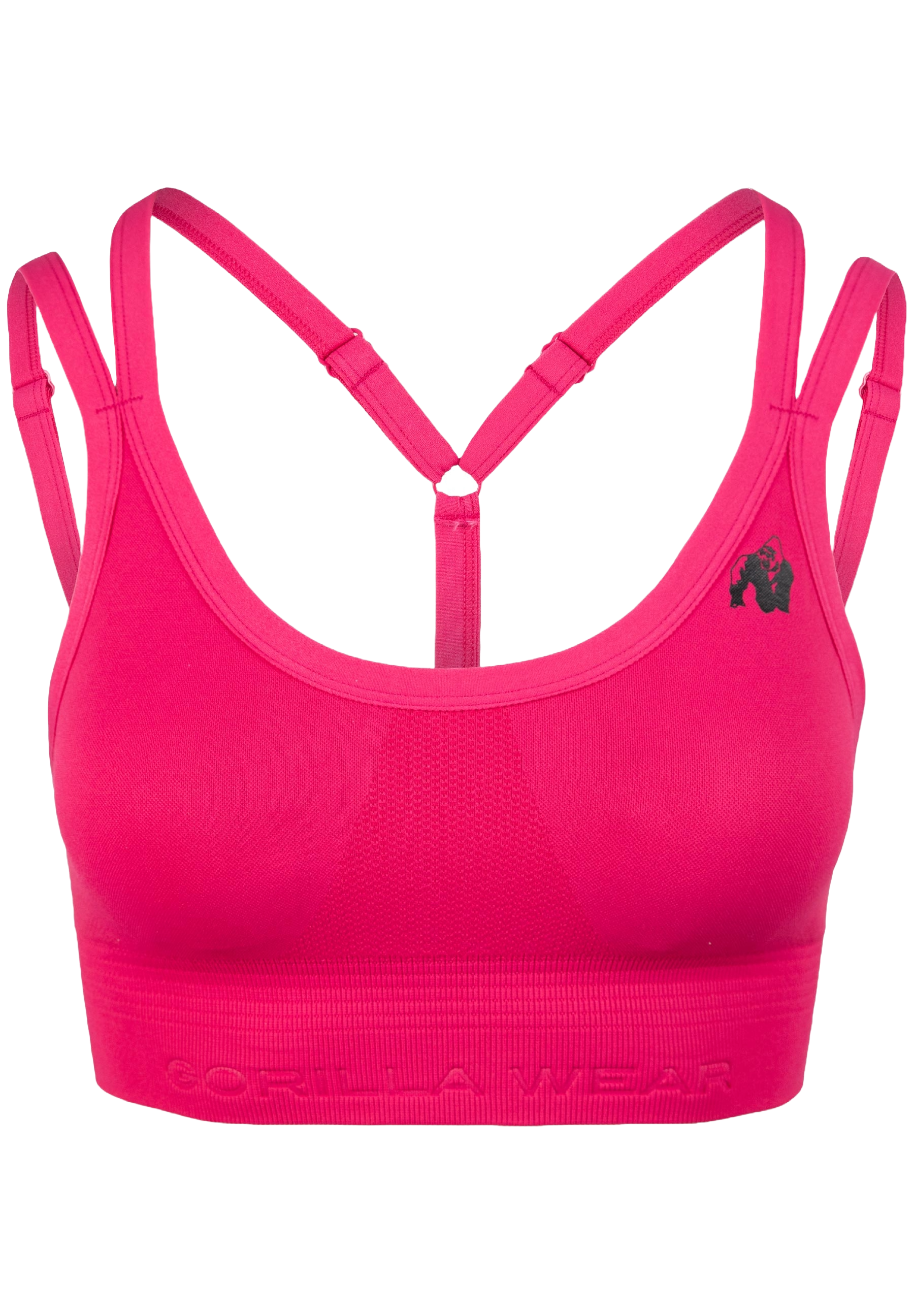 Gorilla Wear Whitney Seamless Sports Bra, pink