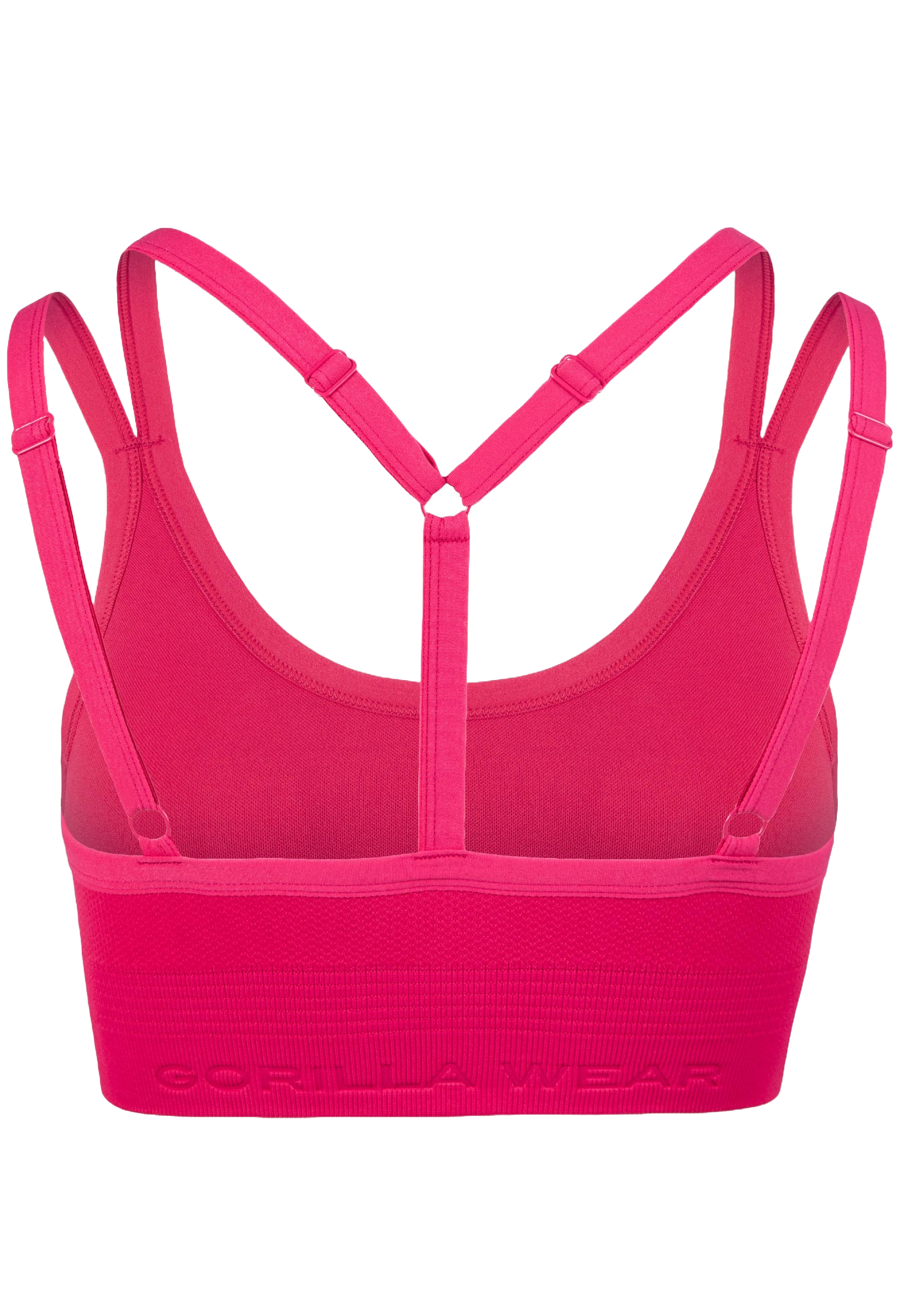 Gorilla Wear Whitney Seamless Sports Bra, pink