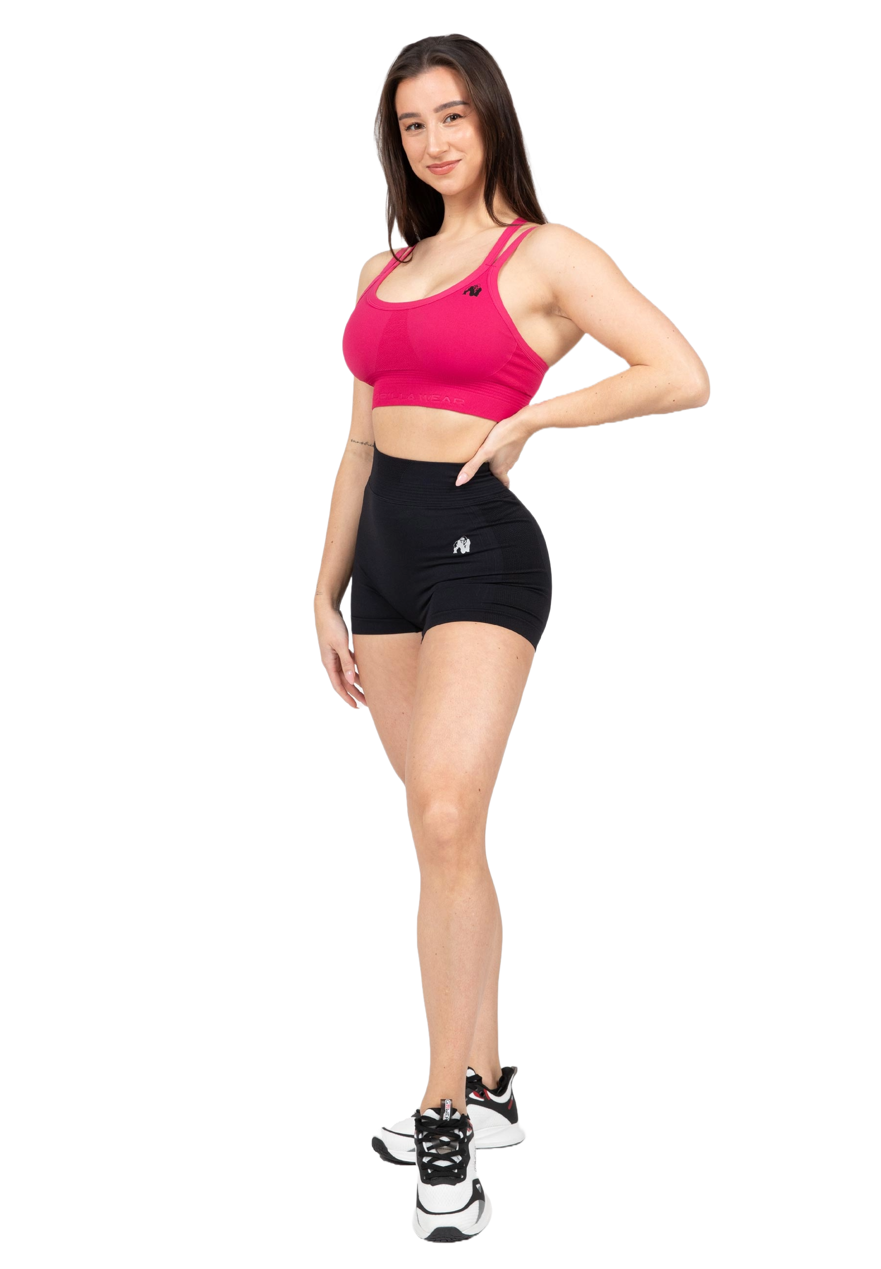 Gorilla Wear Whitney Seamless Sports Bra, pink