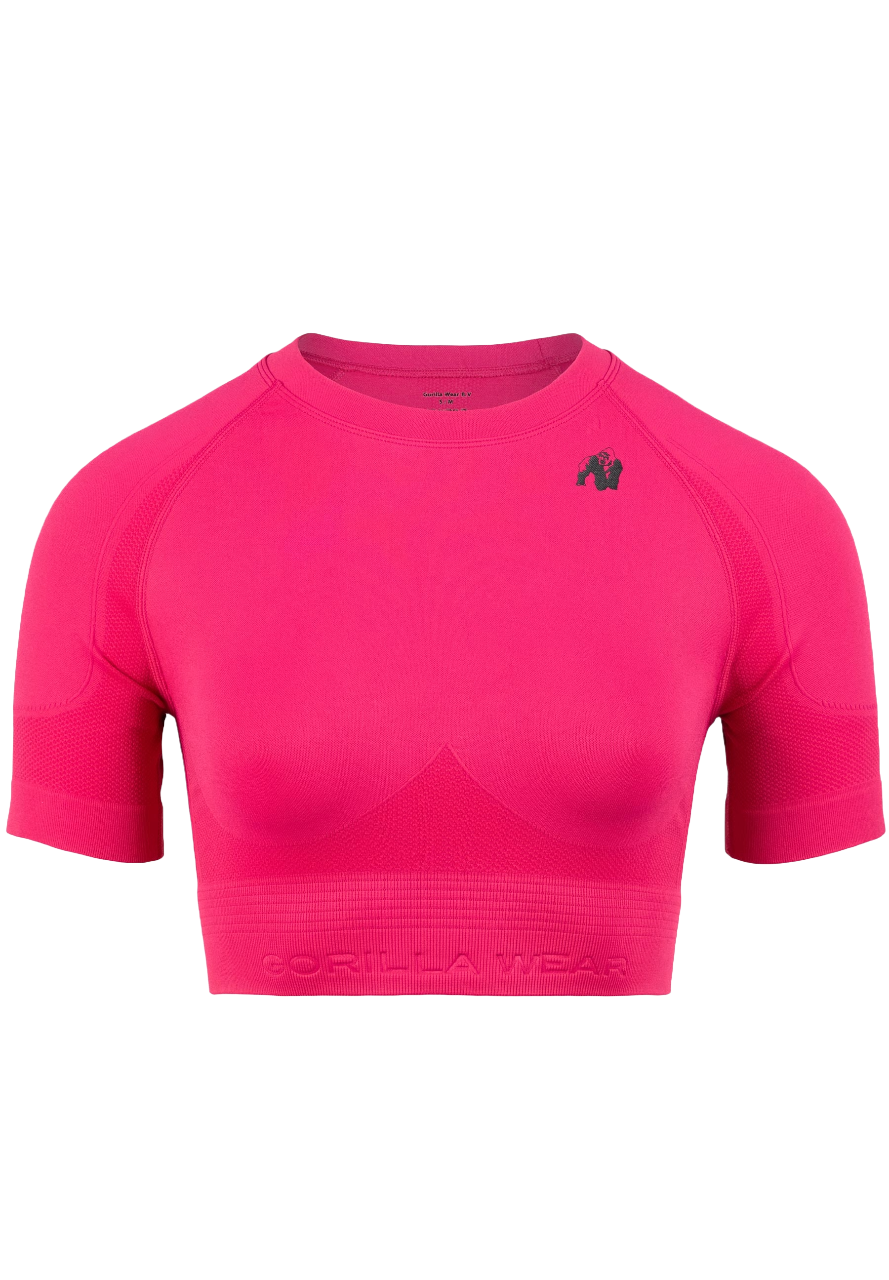 Gorilla Wear Whitney Seamless Crop Top, pink