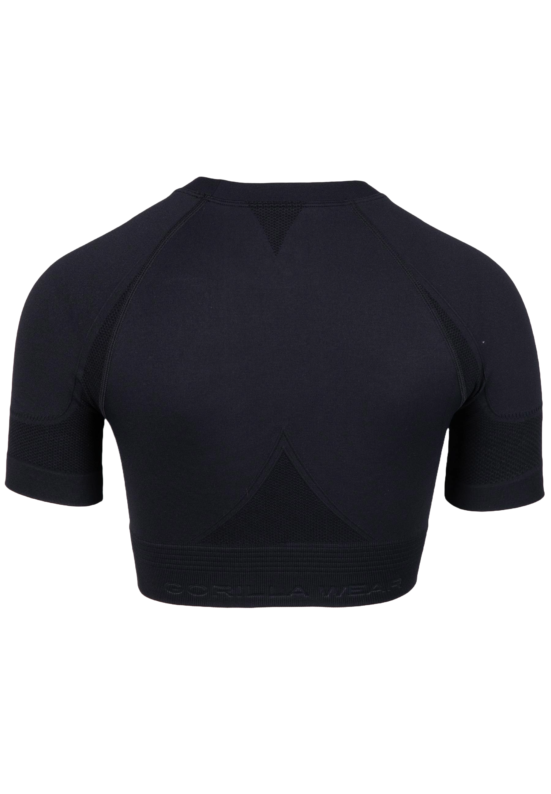 Gorilla Wear Whitney Seamless Crop Top, black