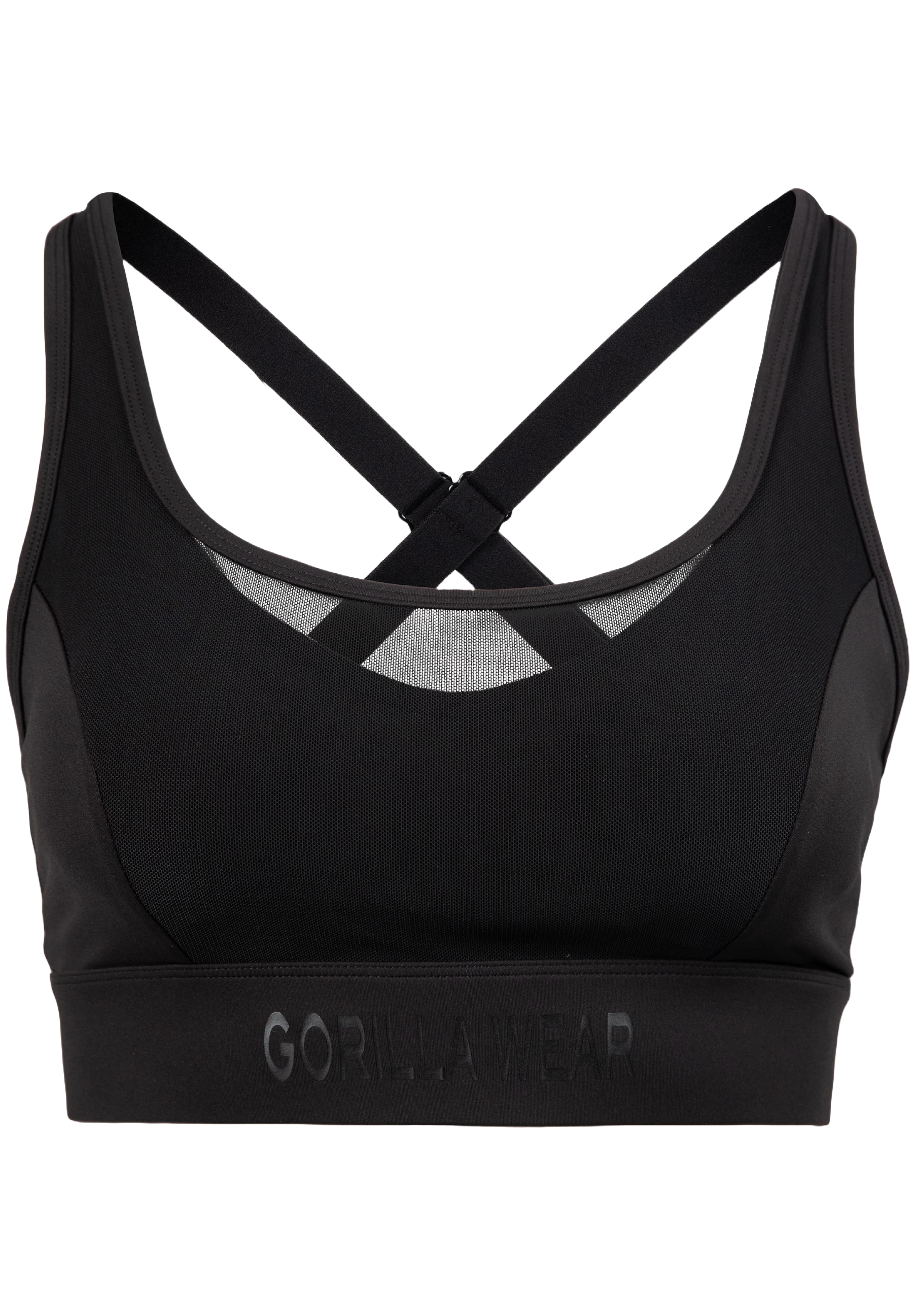 Gorilla Wear Riley High Support Sports Bra, black