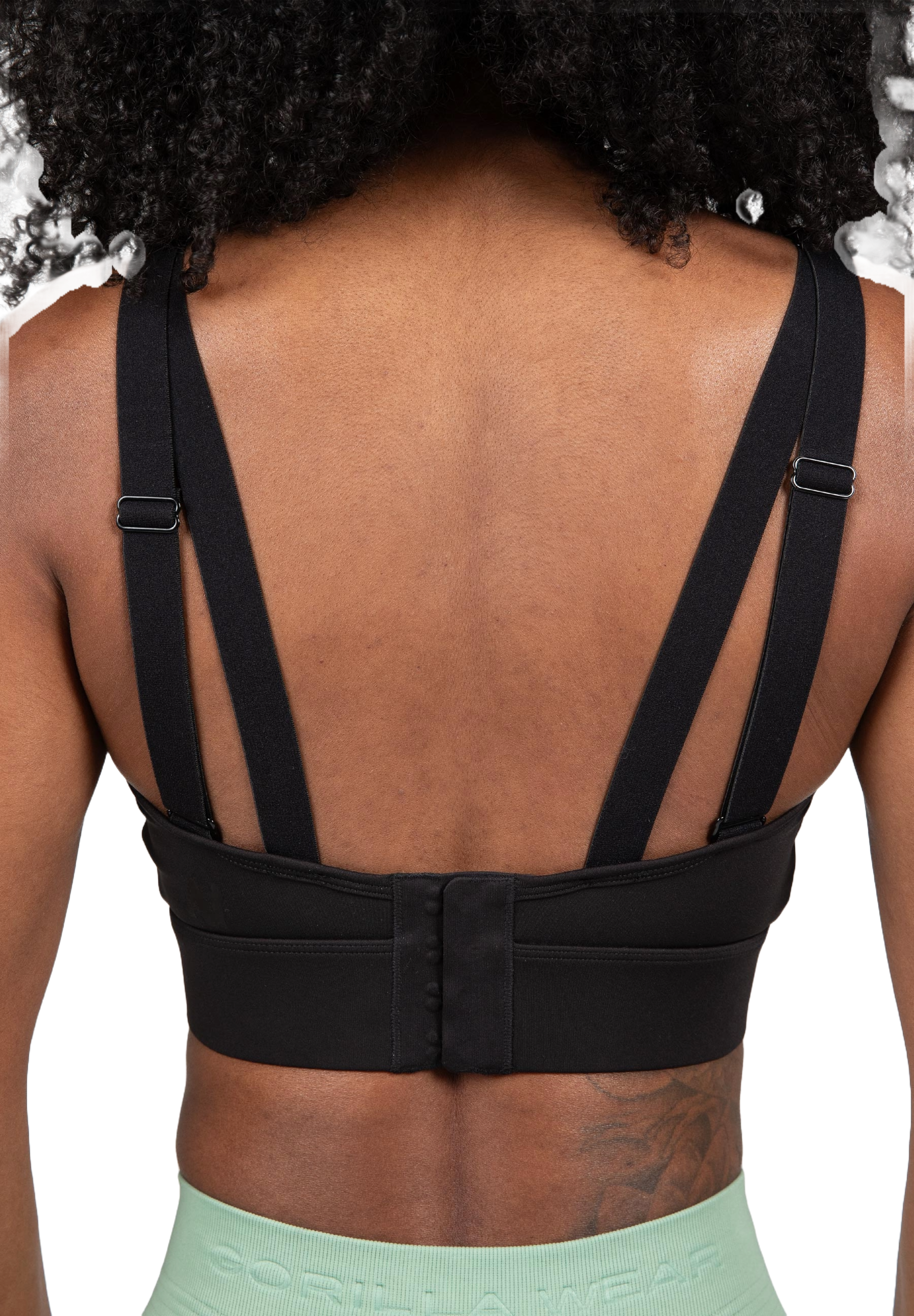 Gorilla Wear Riley High Support Sports Bra, black