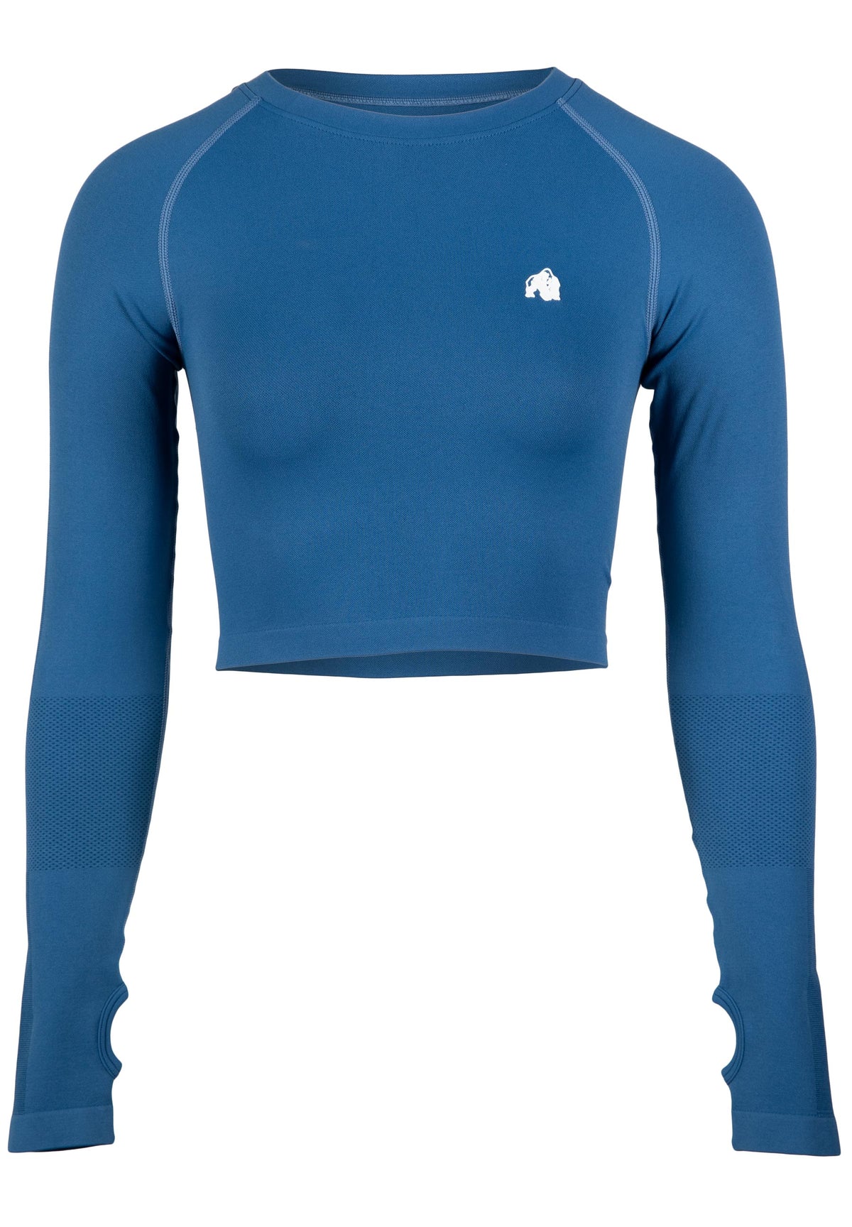 Gorilla Wear Hilton Seamless Long Sleeve, blue