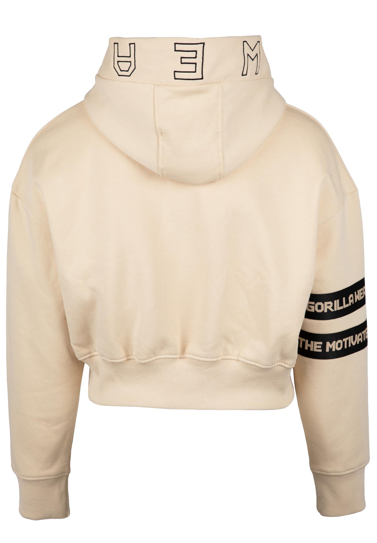 Gorilla Wear Tracey Cropped Hoodie, beige