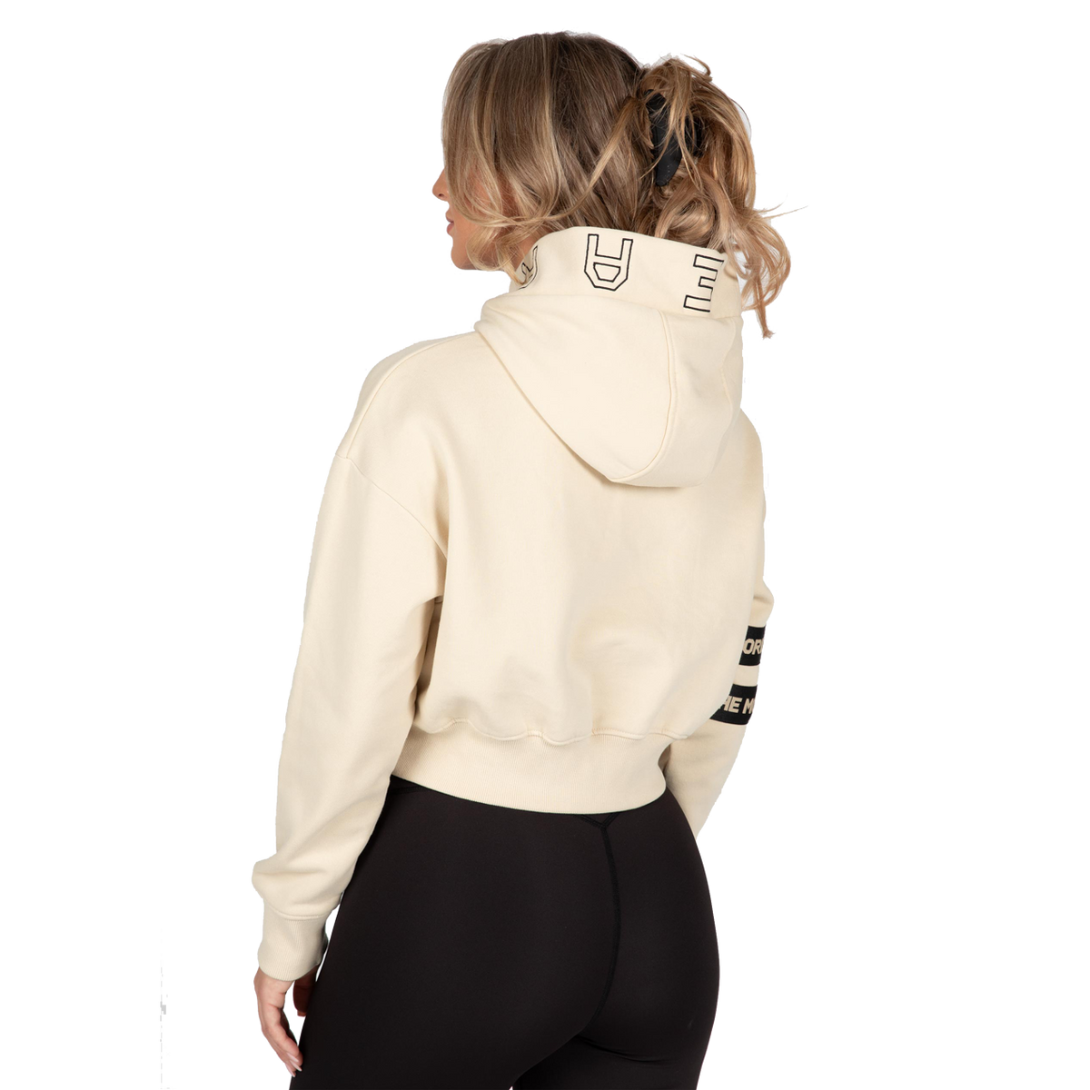 Gorilla Wear Tracey Cropped Hoodie, beige