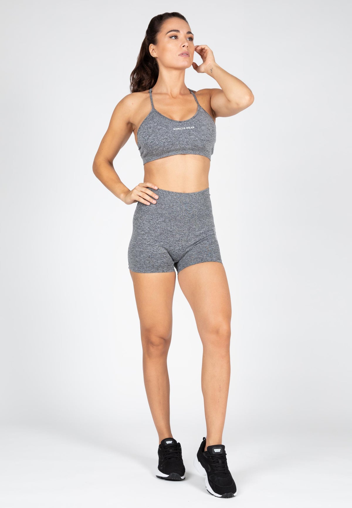 Gorilla Wear Quincy Seamless Shorts, grey melange