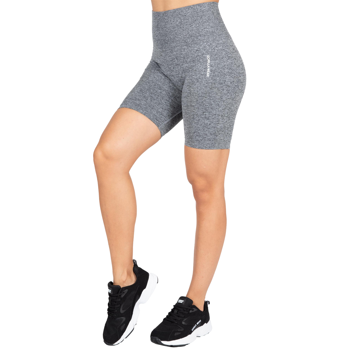 Gorilla Wear Quincy Seamless Cycling Shorts, grey melange
