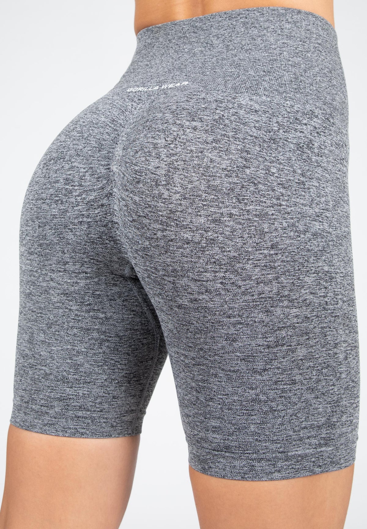 Gorilla Wear Quincy Seamless Cycling Shorts, grey melange