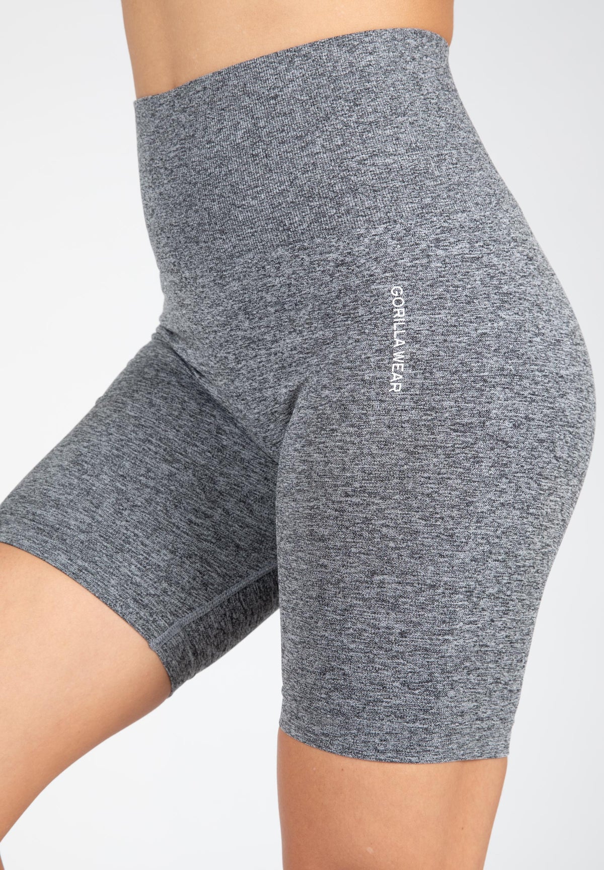 Gorilla Wear Quincy Seamless Cycling Shorts, grey melange