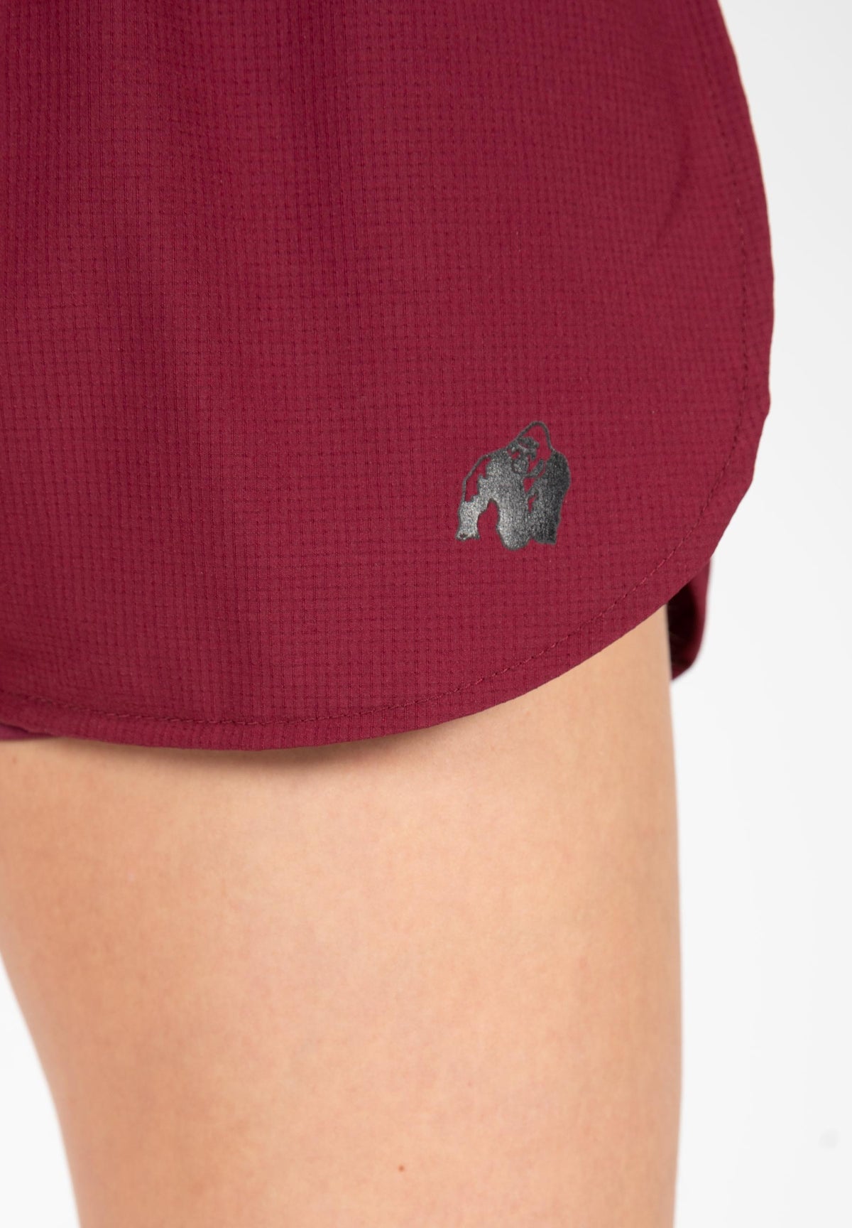 Gorilla Wear Salina 2-In-1 Shorts, burgundy red
