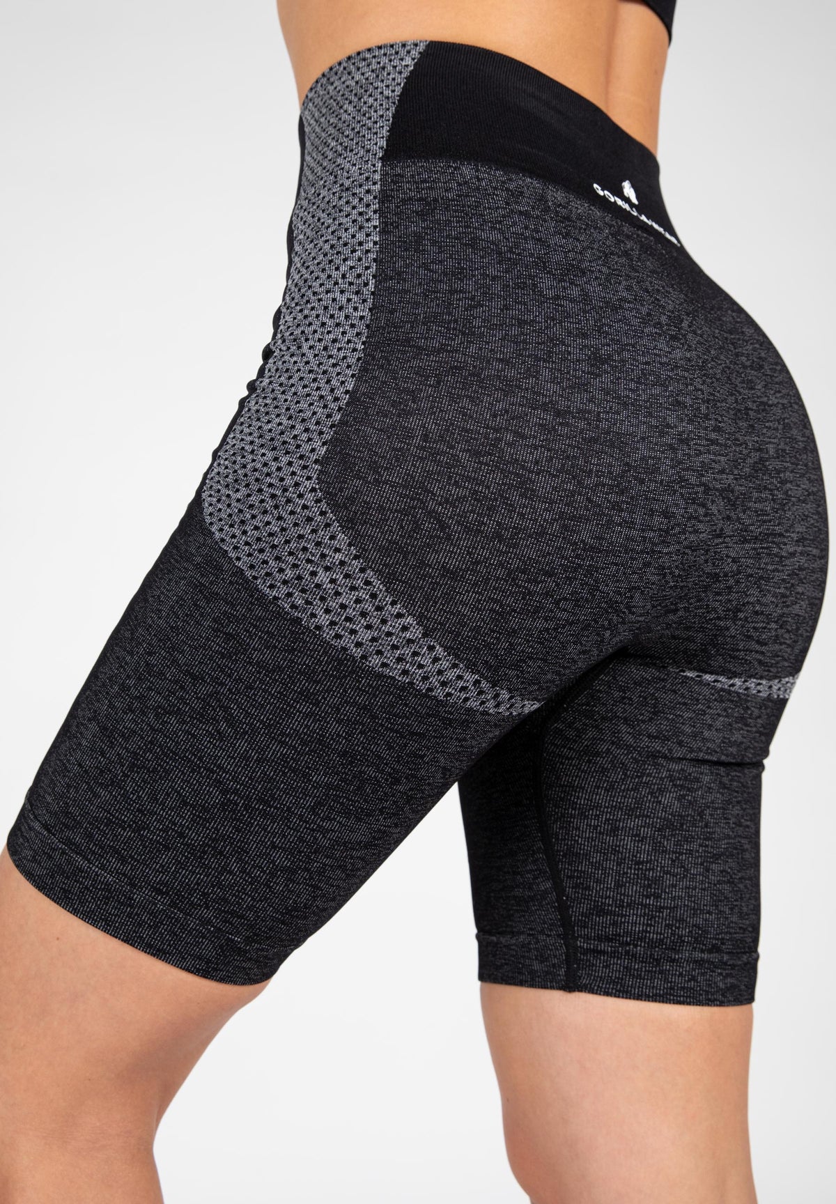 Gorilla Wear Selah Seamless Cycling Shorts, black