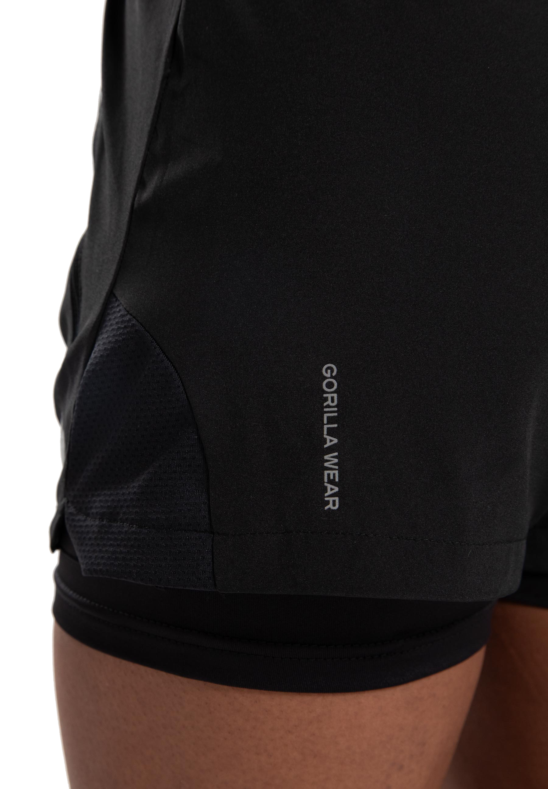 Gorilla Wear Katy 2-In-1 Shorts, black