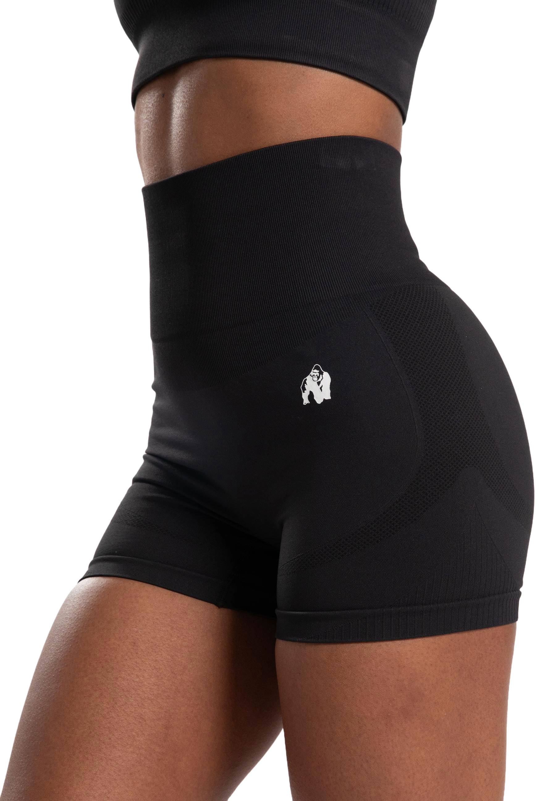 Gorilla Wear Olivia Seamless Shorts, black