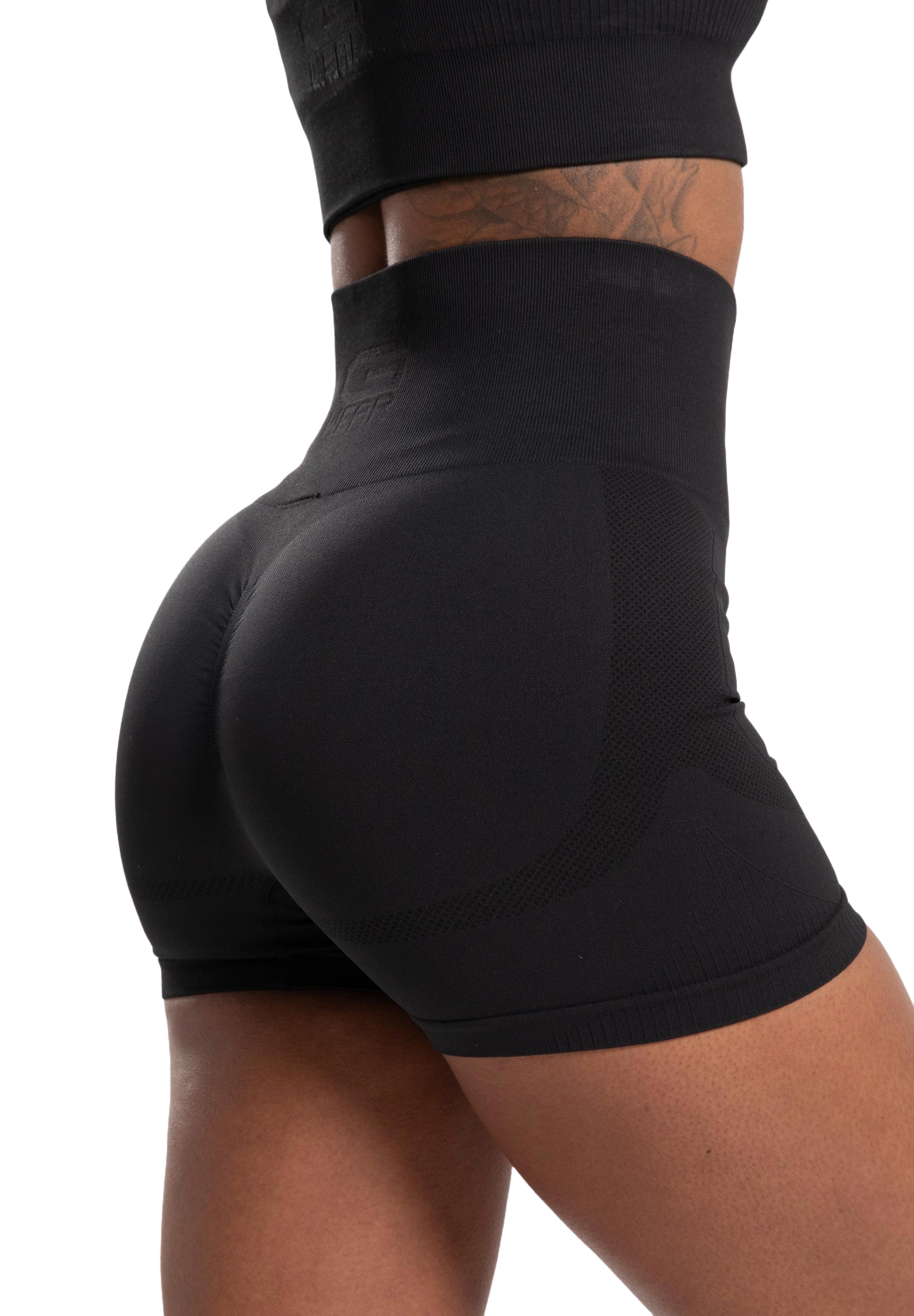 Gorilla Wear Olivia Seamless Shorts, black